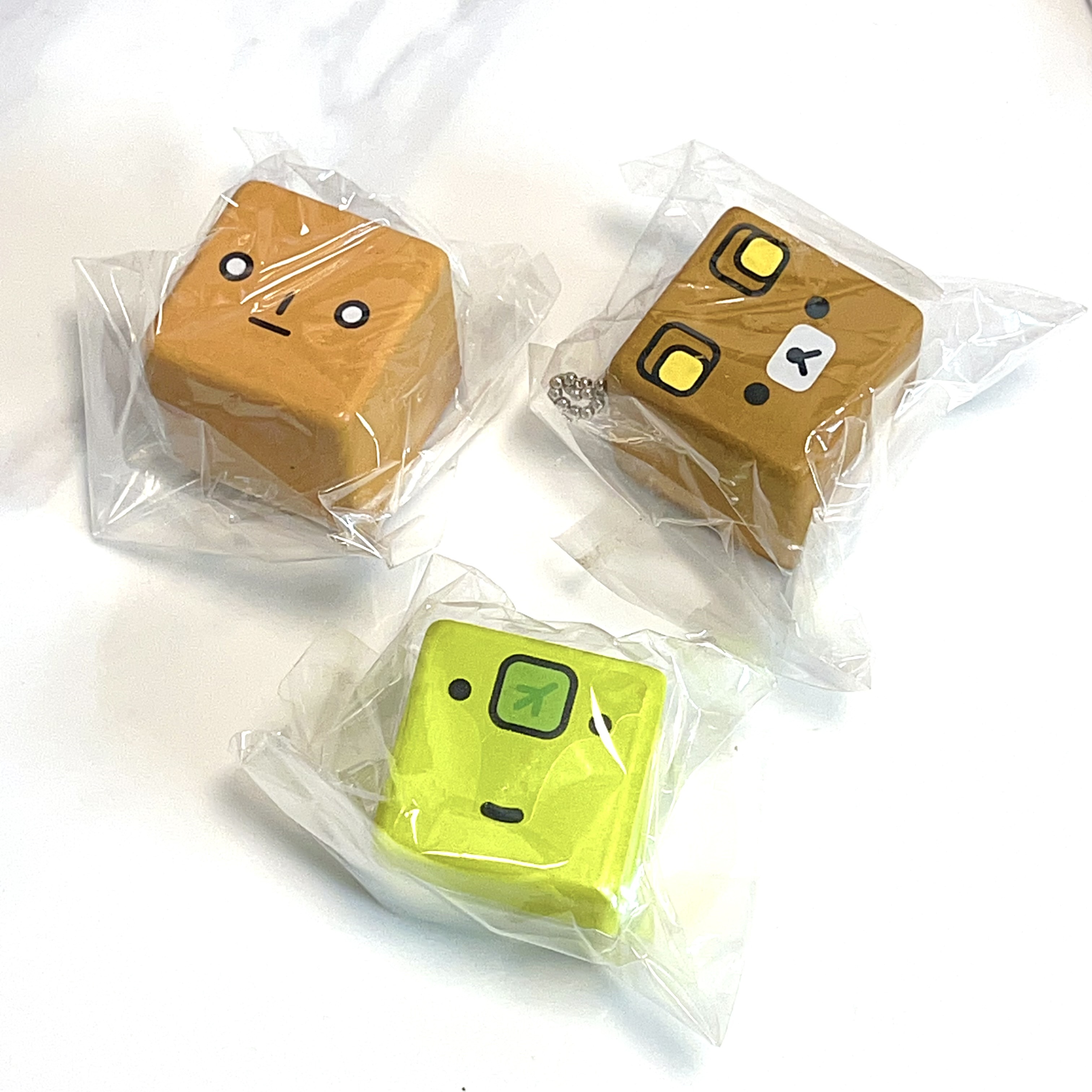 Vintage San-x cubes squishy set