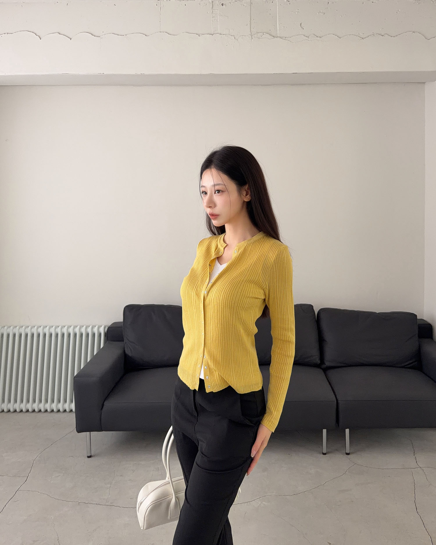 T4011 針織壓紋開襟 / 5 colors