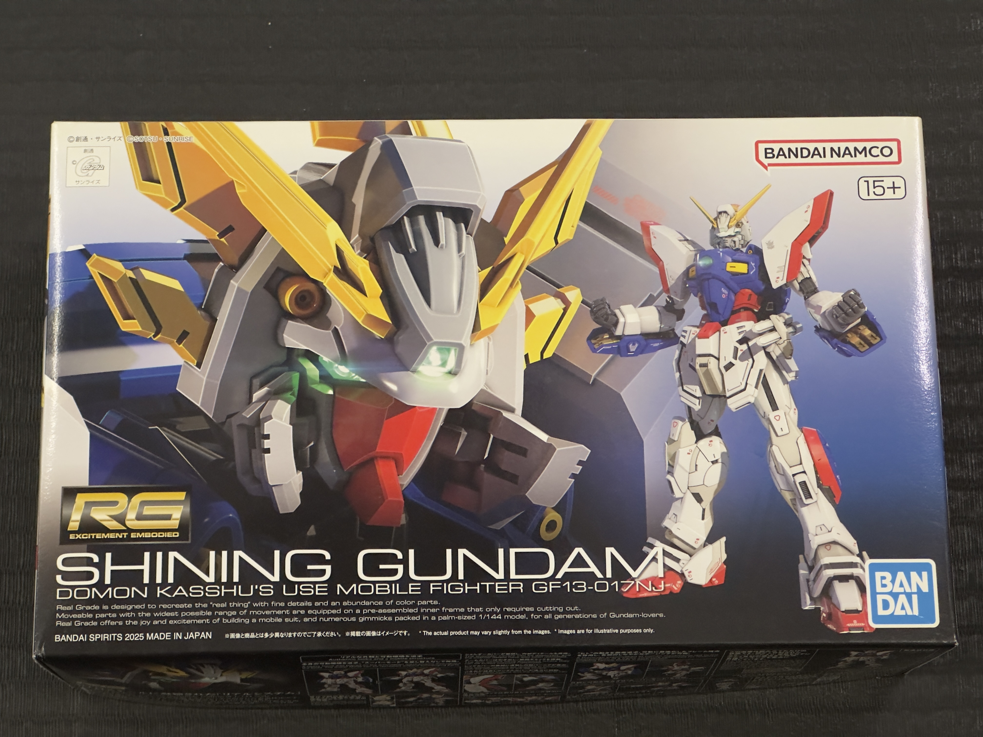 RG 1/144 中古 已開盒 拆膠袋 默認盒不完美 齊件 閃光高達