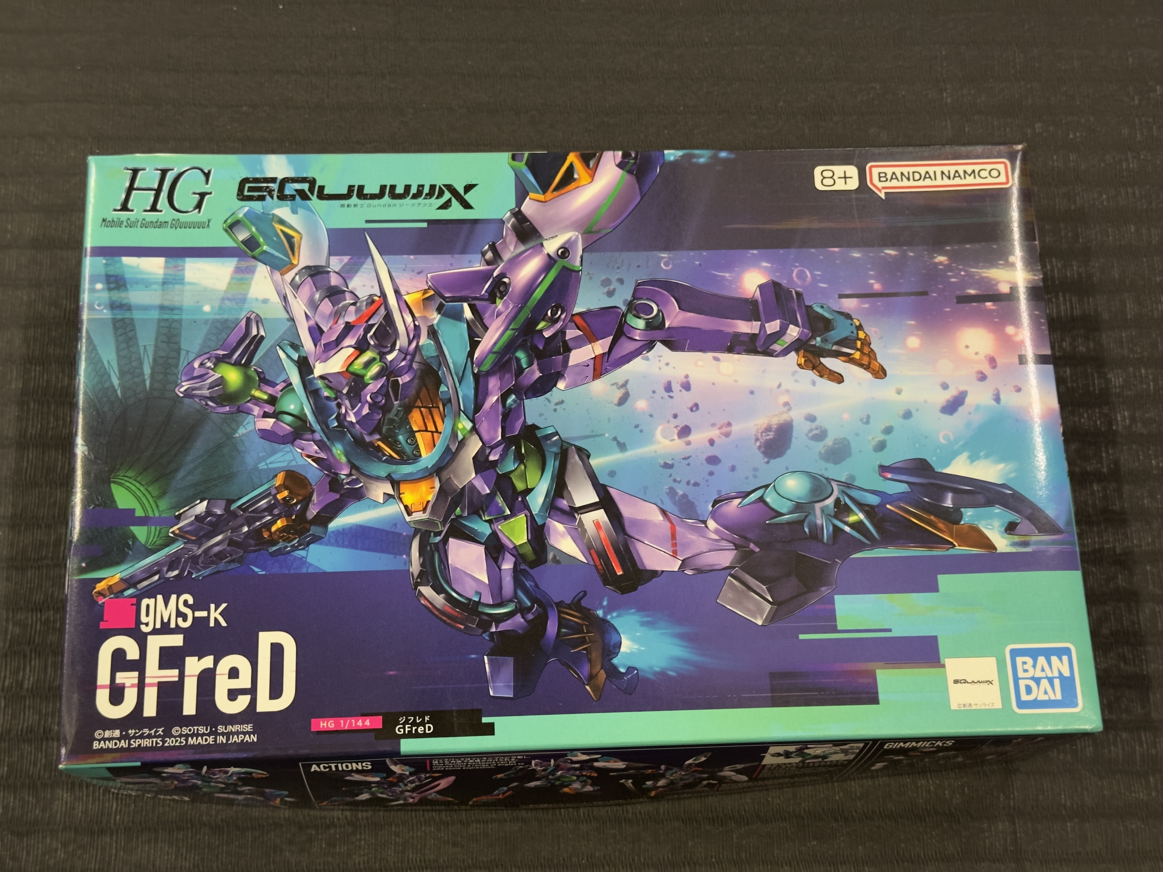 HG 1/144 中古 已開盒 拆膠袋 默認盒不完美 齊件 GFreD