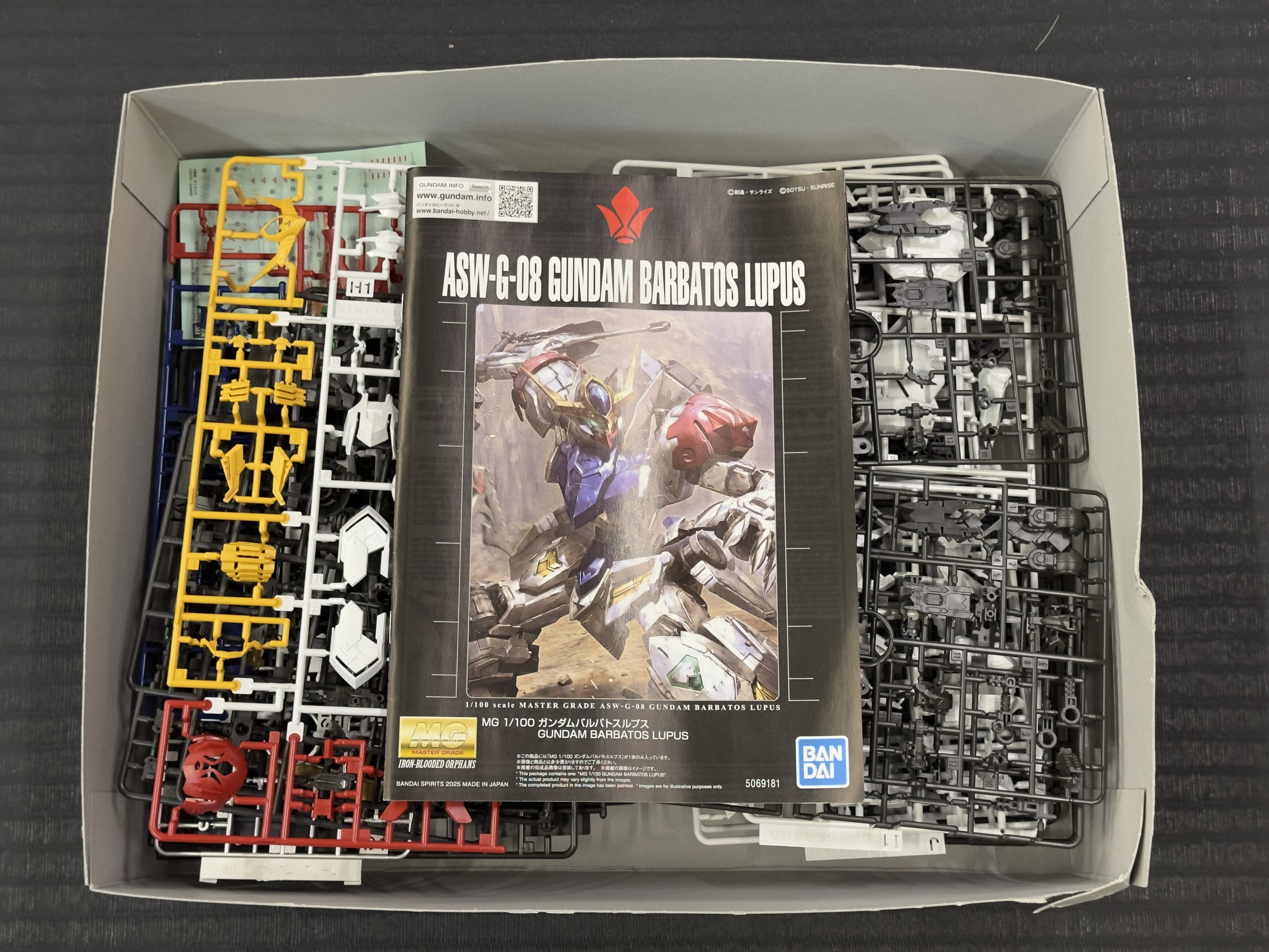 MG 1/100 中古 已開盒 拆膠袋 默認盒不完美 齊件 巴巴托司狼式高達
