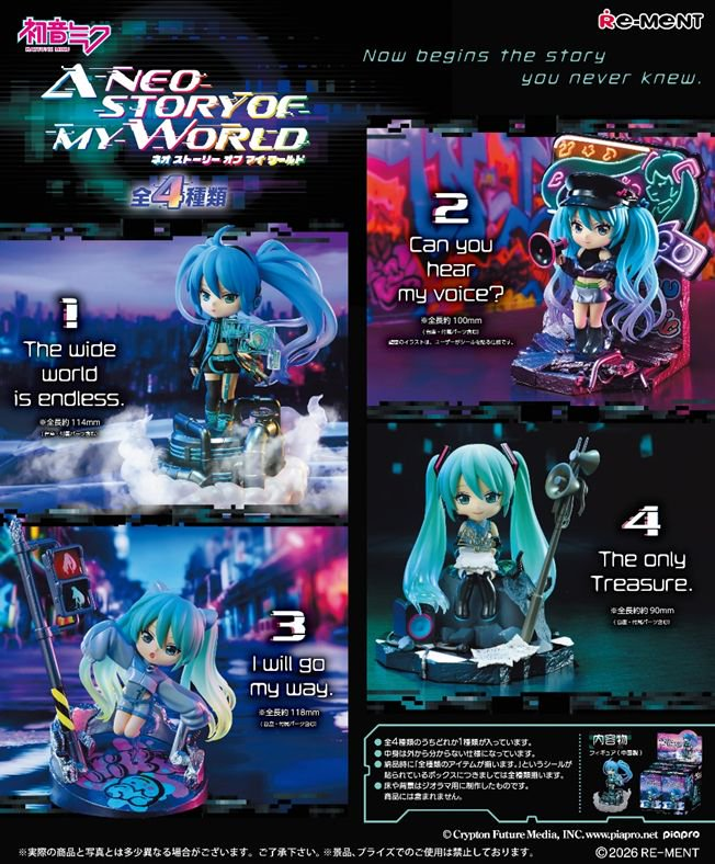 「ACG.GO」「預購」Re-Ment 初音未來 Miku 新世界故事