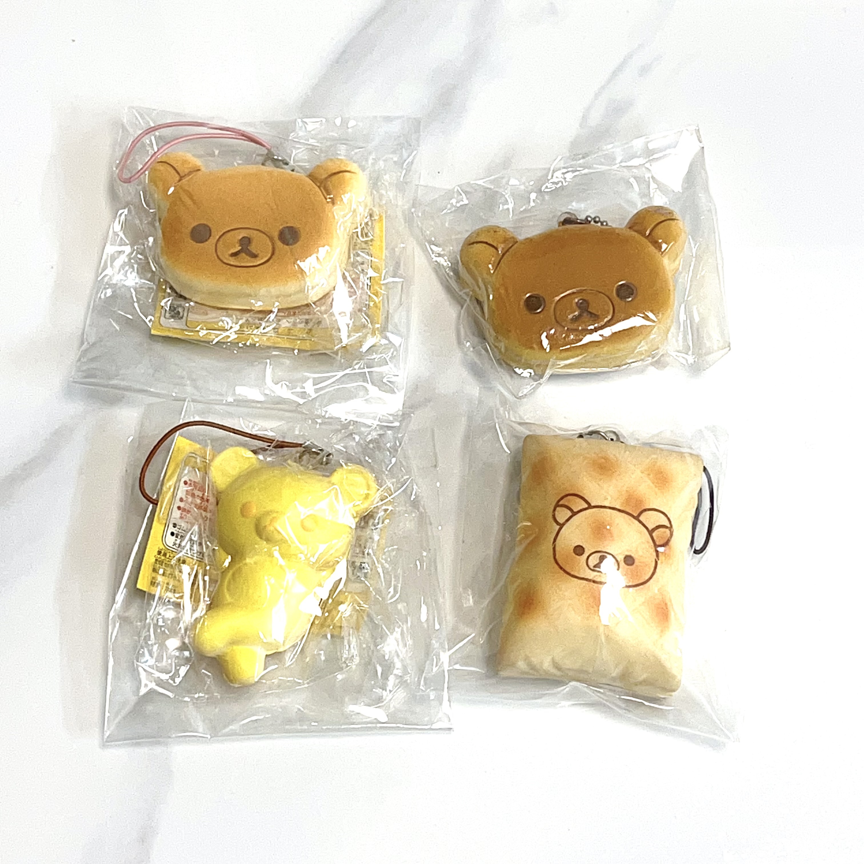 Rilakkuma vintage gotcha squishy set