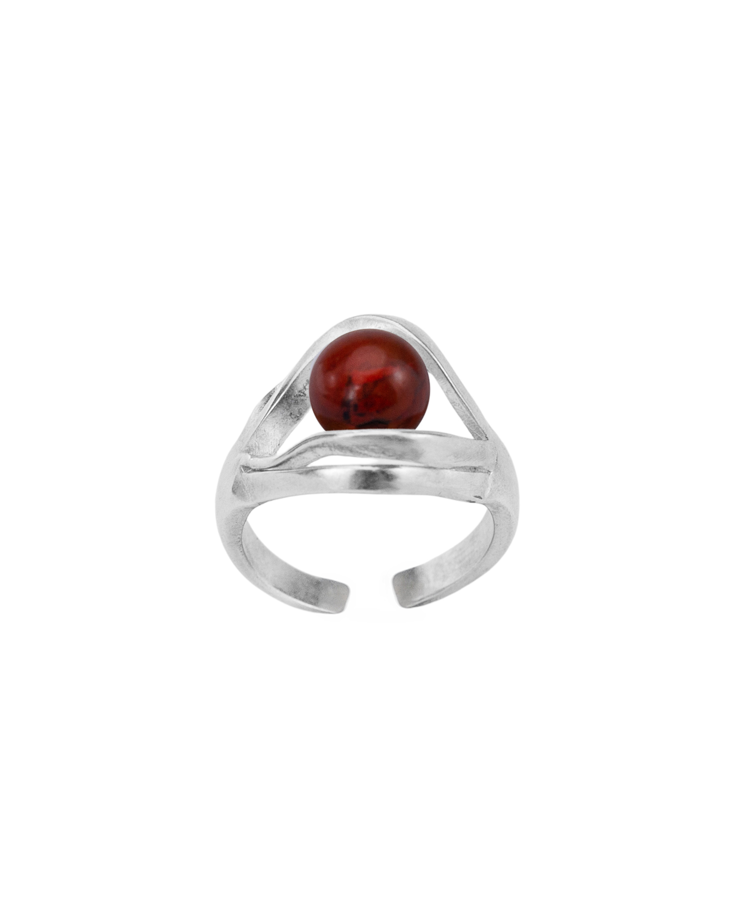 JUelry JU10 stone 戒指 (紅)