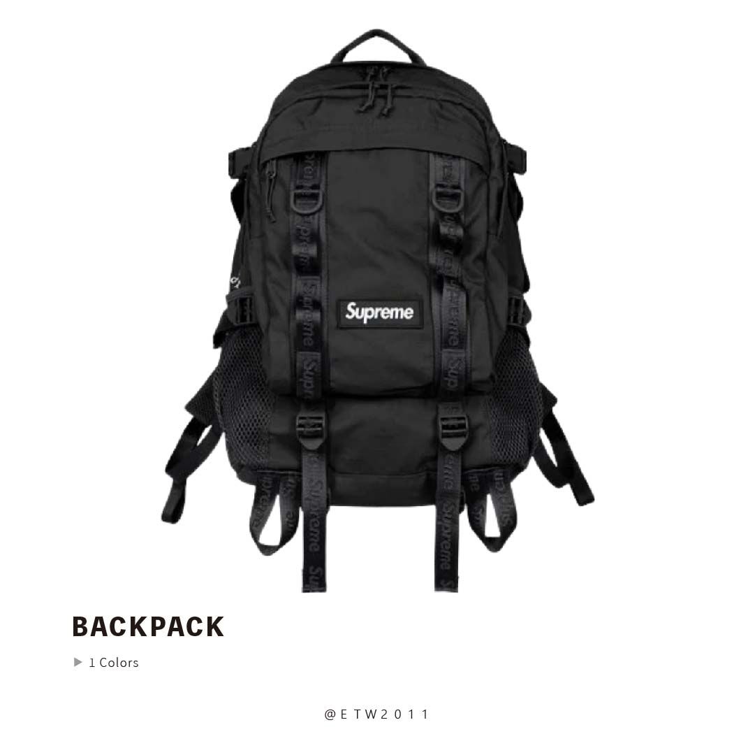☆ETW☆【EASY TO WEAR】Supreme 26SS Backpack 後背包 背包 緞面 機能