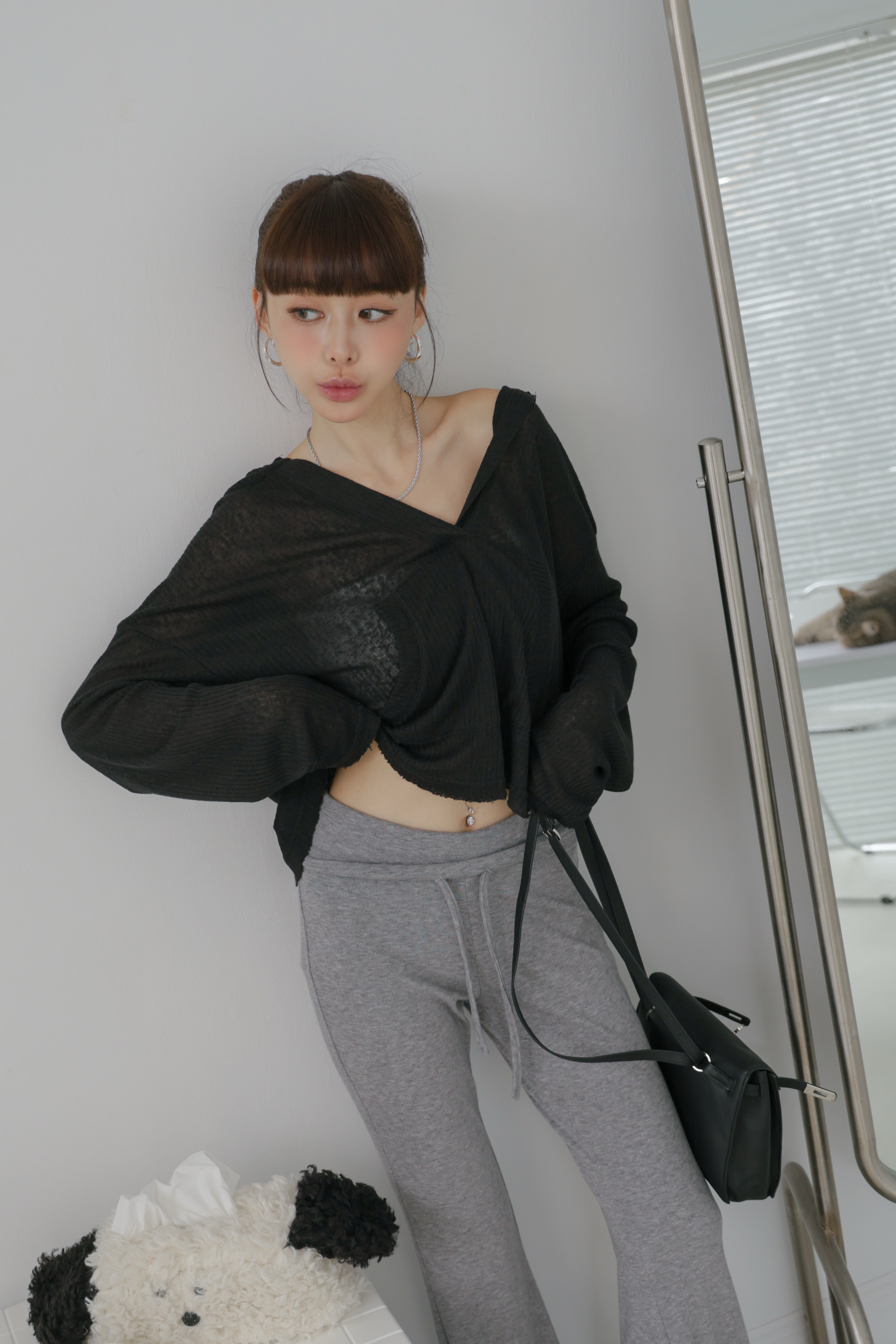 防曬連帽短版上衣 P04