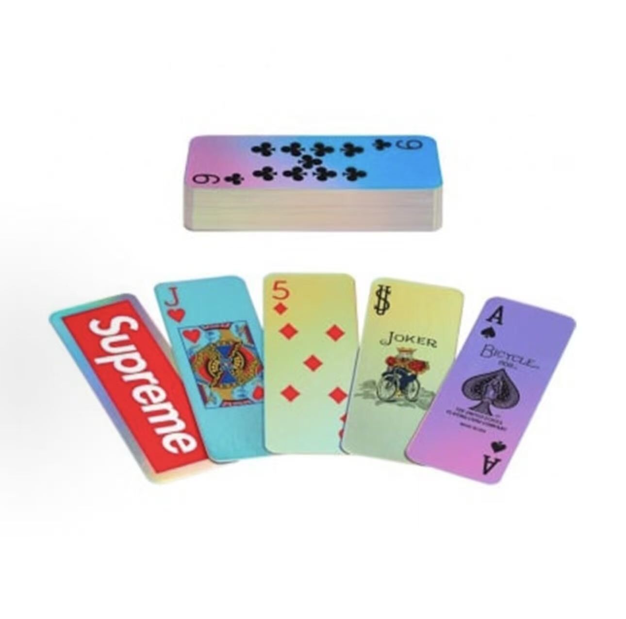 SUPREME X BICYCLE 雷射撲克牌