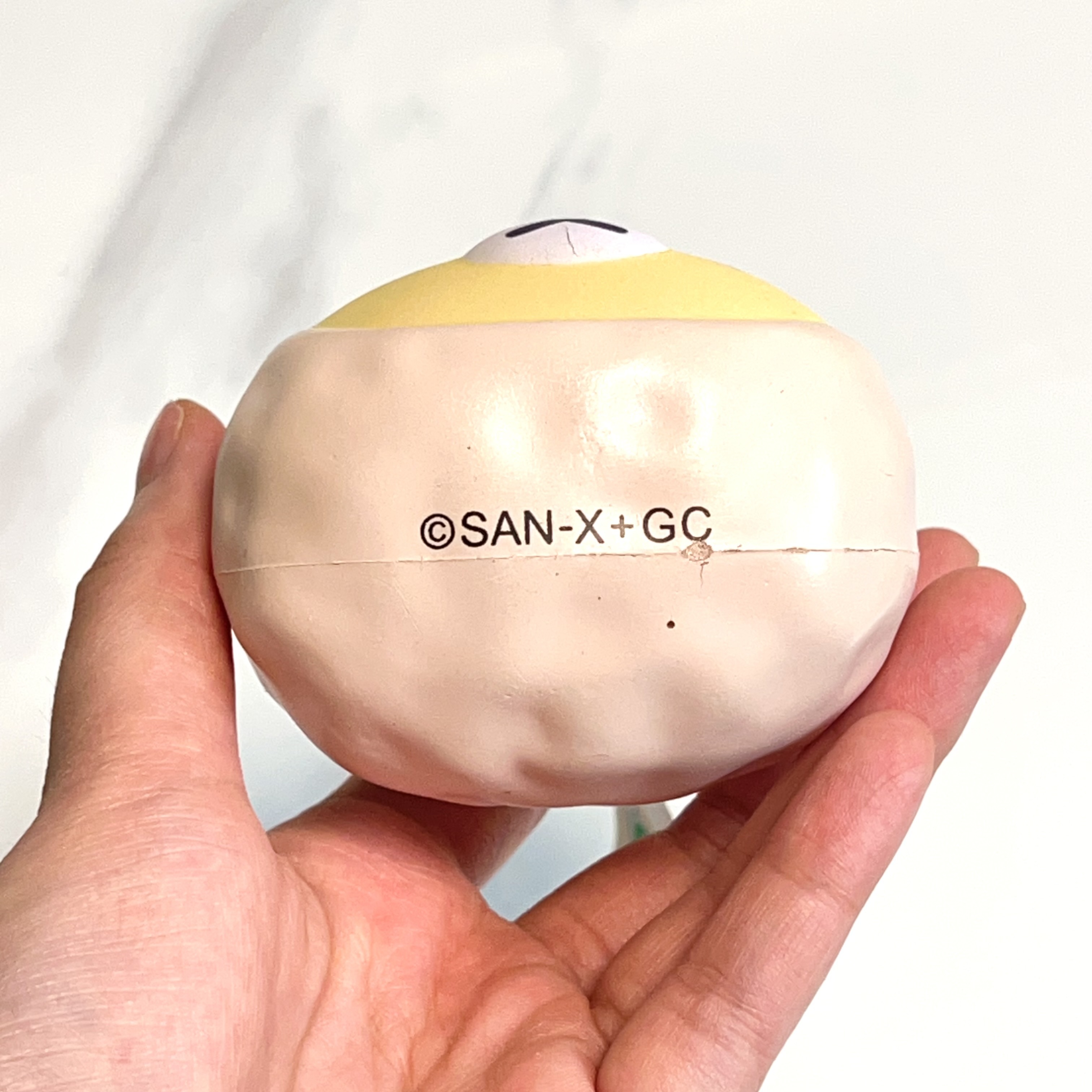 Vintage 2008 Korilakkuma bunny head squishy