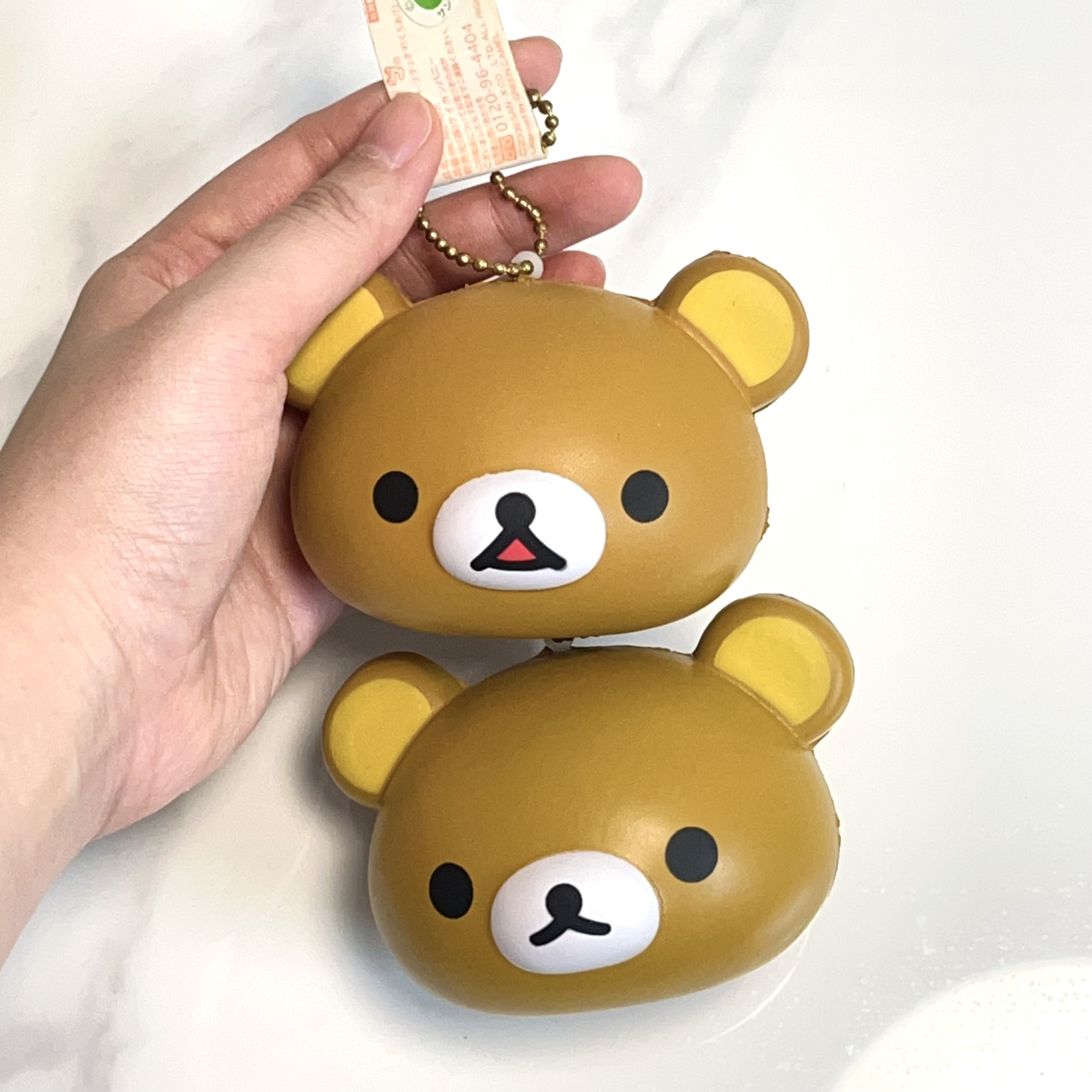 Vintage 2008 Rilakkuma head squishy