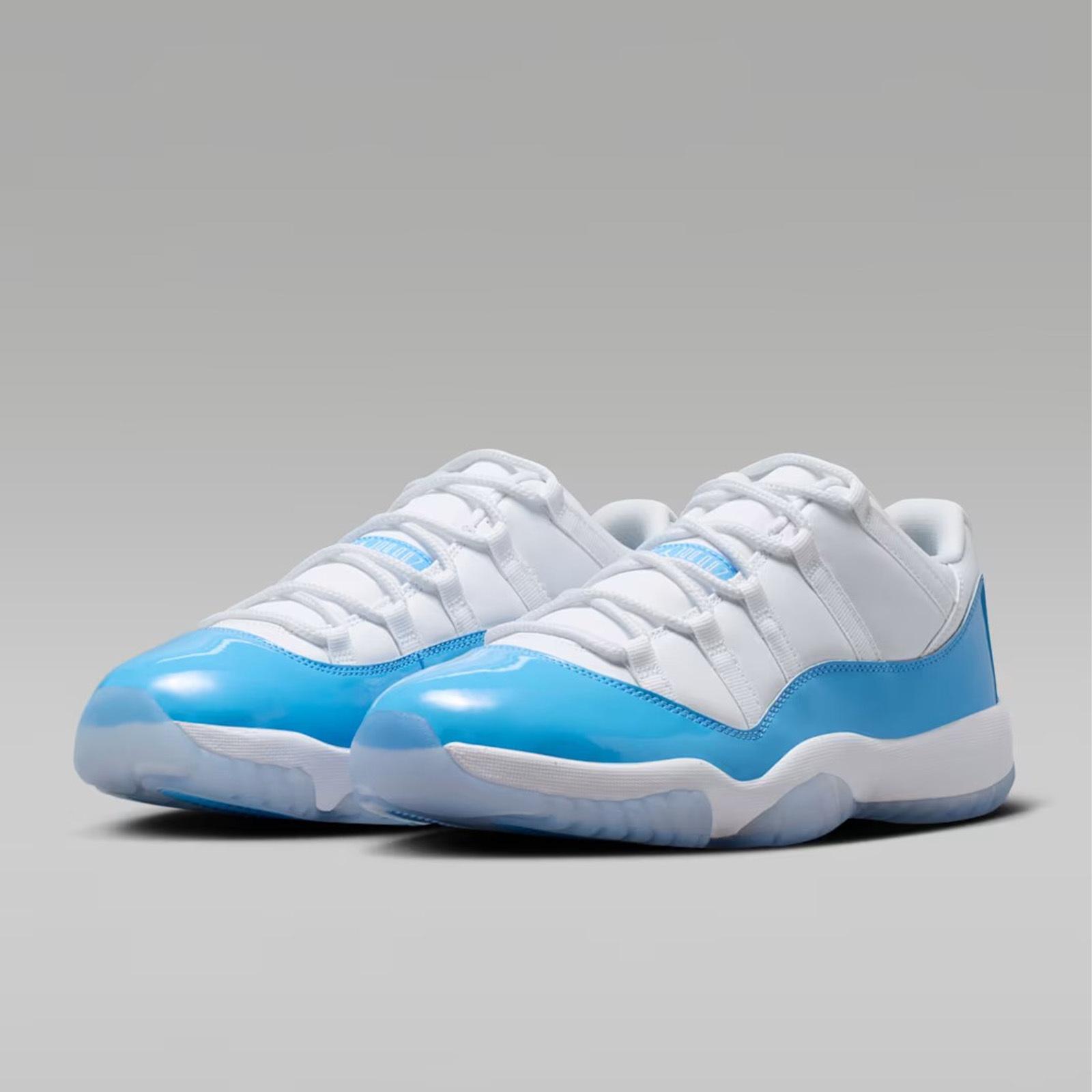 Air Jordan 11 Low "University Blue" 北卡藍 漆皮 冰底 冰藍 白藍 果凍底 經典復刻 AJ11 籃球鞋 FV5104-100