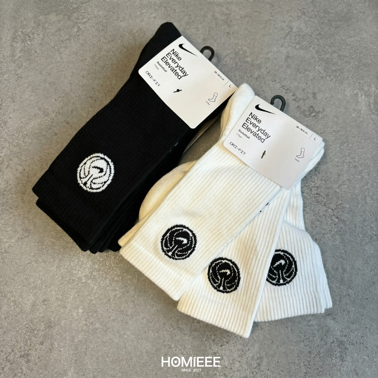 Nike Everyday Elevated Crew 長襪 籃球襪 黑色 白色 [IH8631]