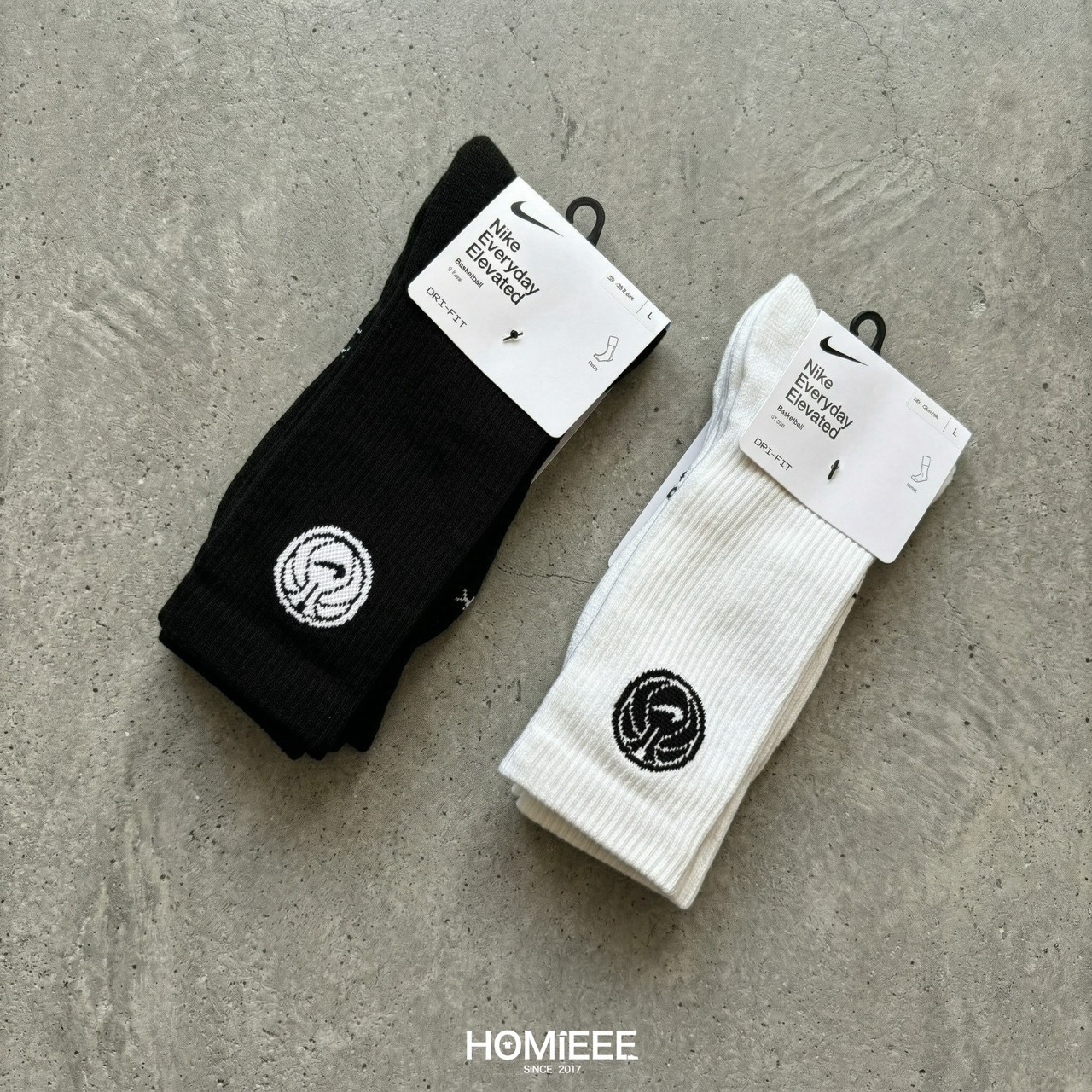 Nike Everyday Elevated Crew 長襪 籃球襪 黑色 白色 [IH8631]