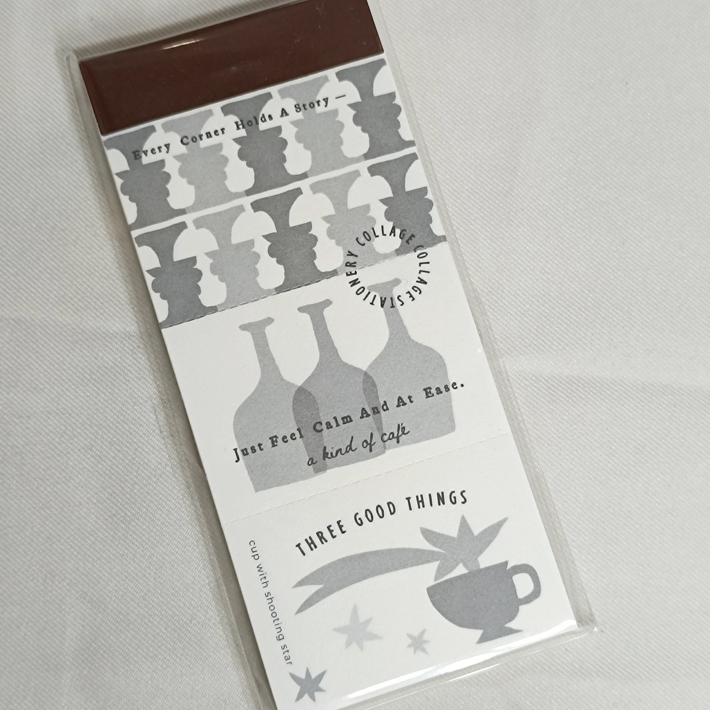 A Kind of cafe什物．柔和篇章 三分割 便箋本