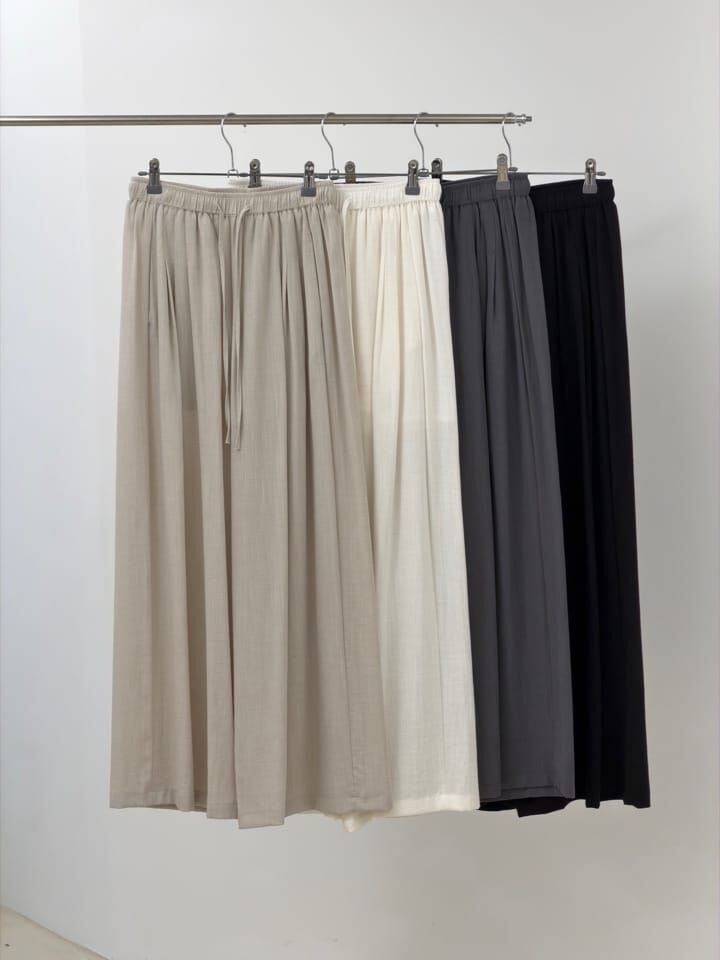 SA6002 全橡筋棉麻休閒褲