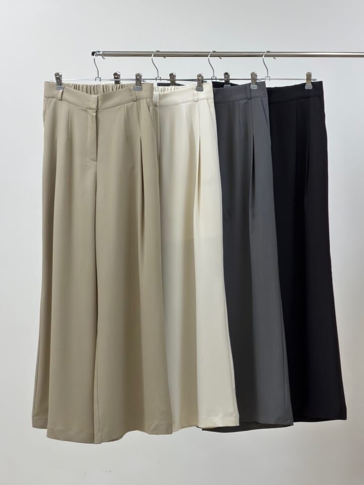 SA6004 後橡筋混絲西褲