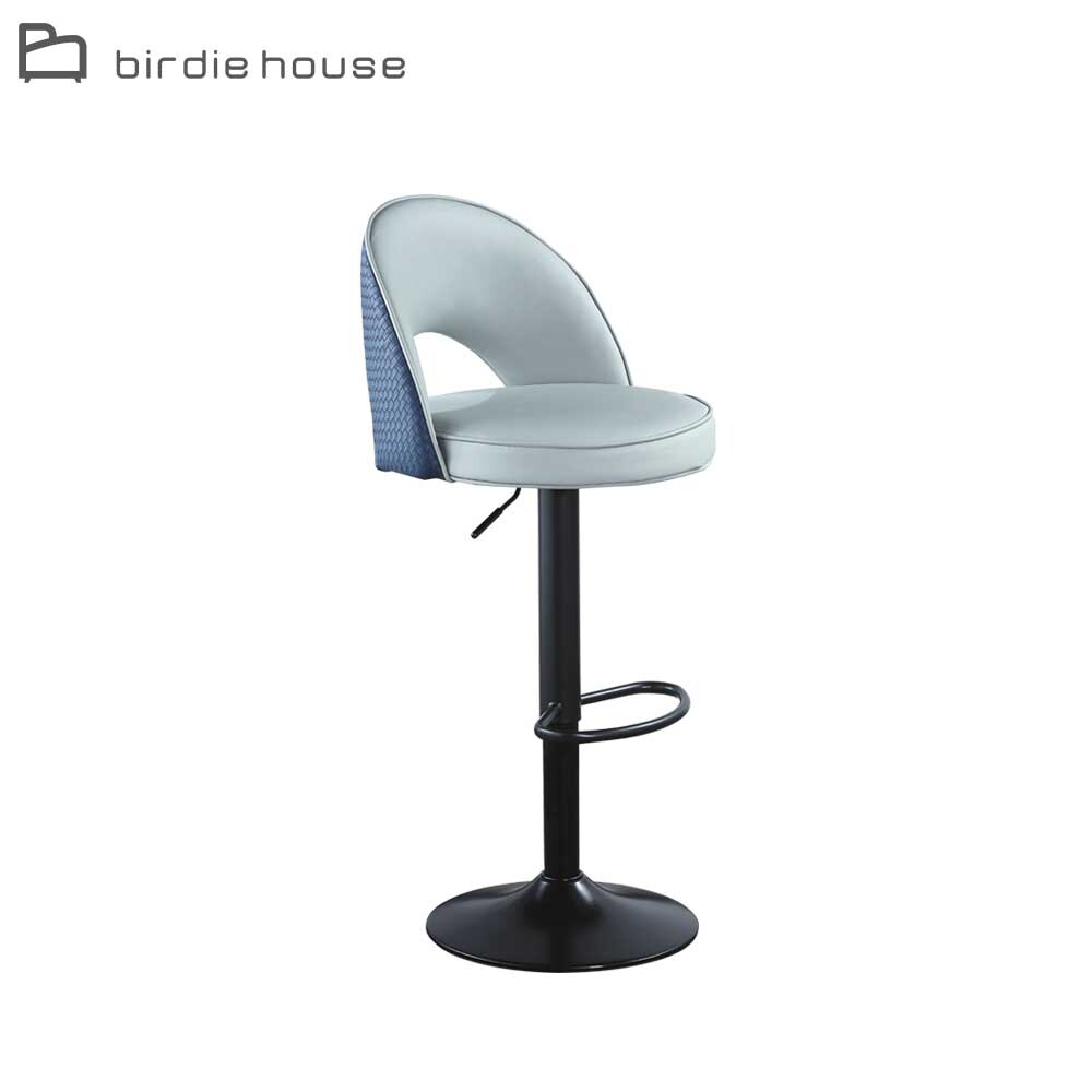 柏蒂家居-康斯雙色皮面升降高背吧台椅/吧檯椅/高腳椅/工作椅/酒吧椅/櫃台椅