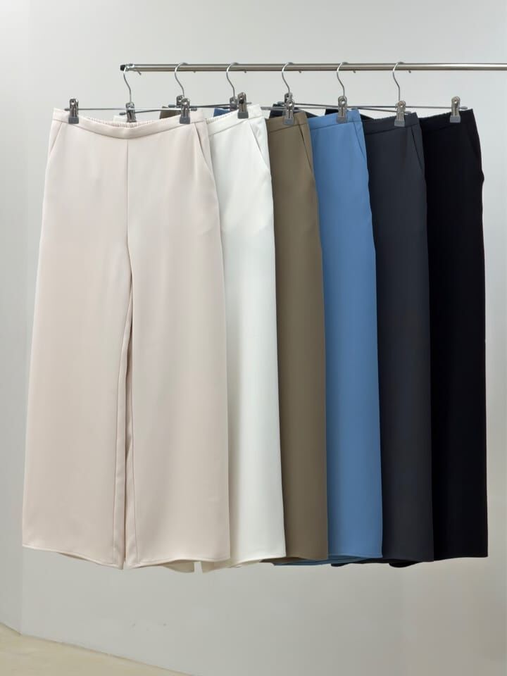 SA6006 後橡筋直筒西褲