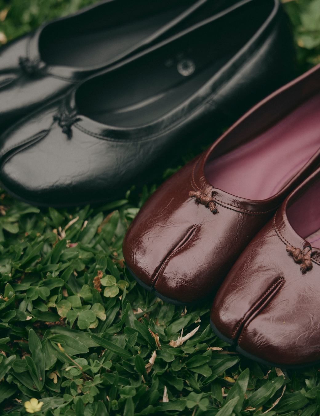 軟皮分趾娃娃鞋（2色/4尺寸）