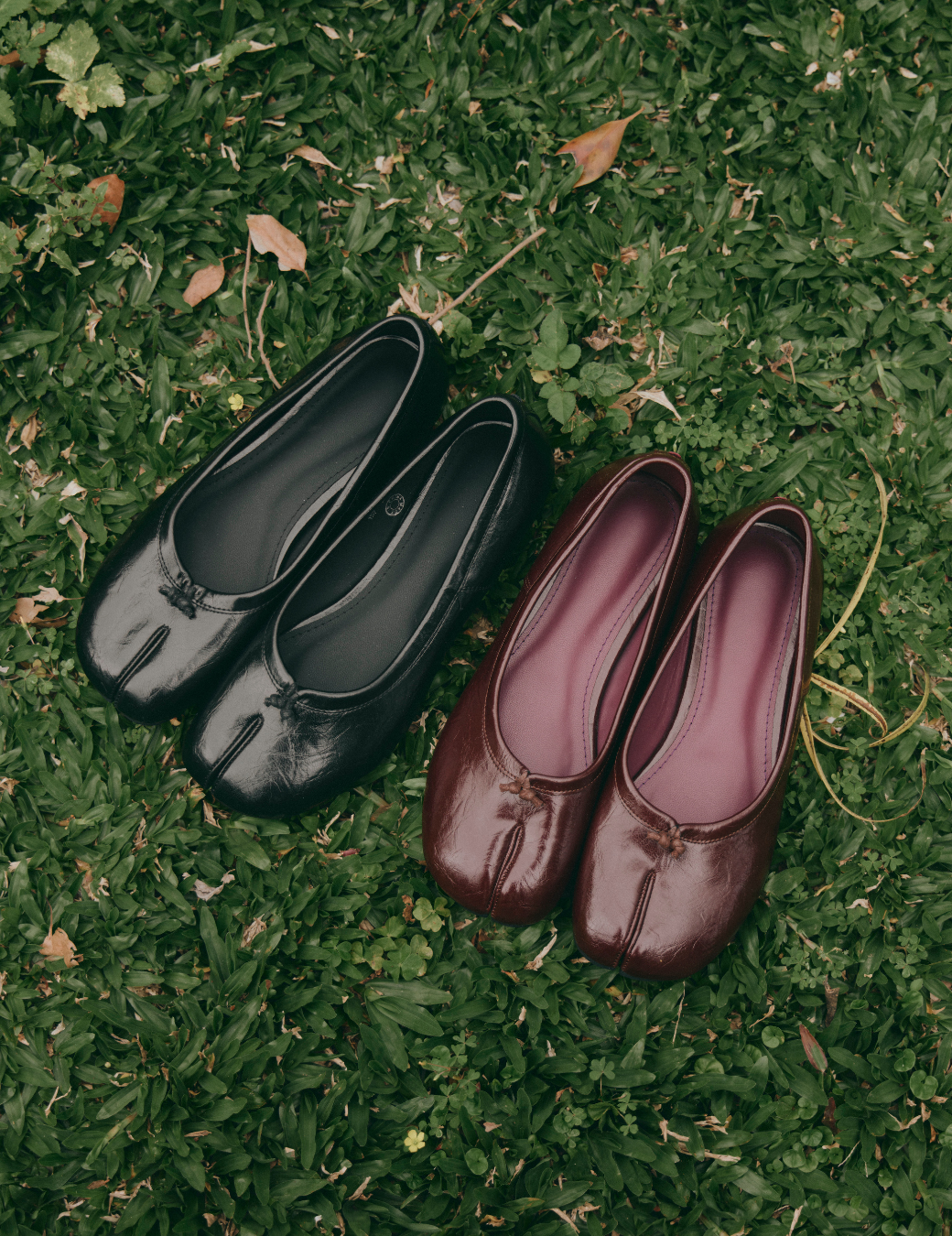 軟皮分趾娃娃鞋（2色/4尺寸）