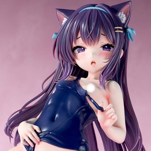 肉感少女 本当に入るの?ちび猫娘の好奇心 猫春ひめこ 1/4スケール