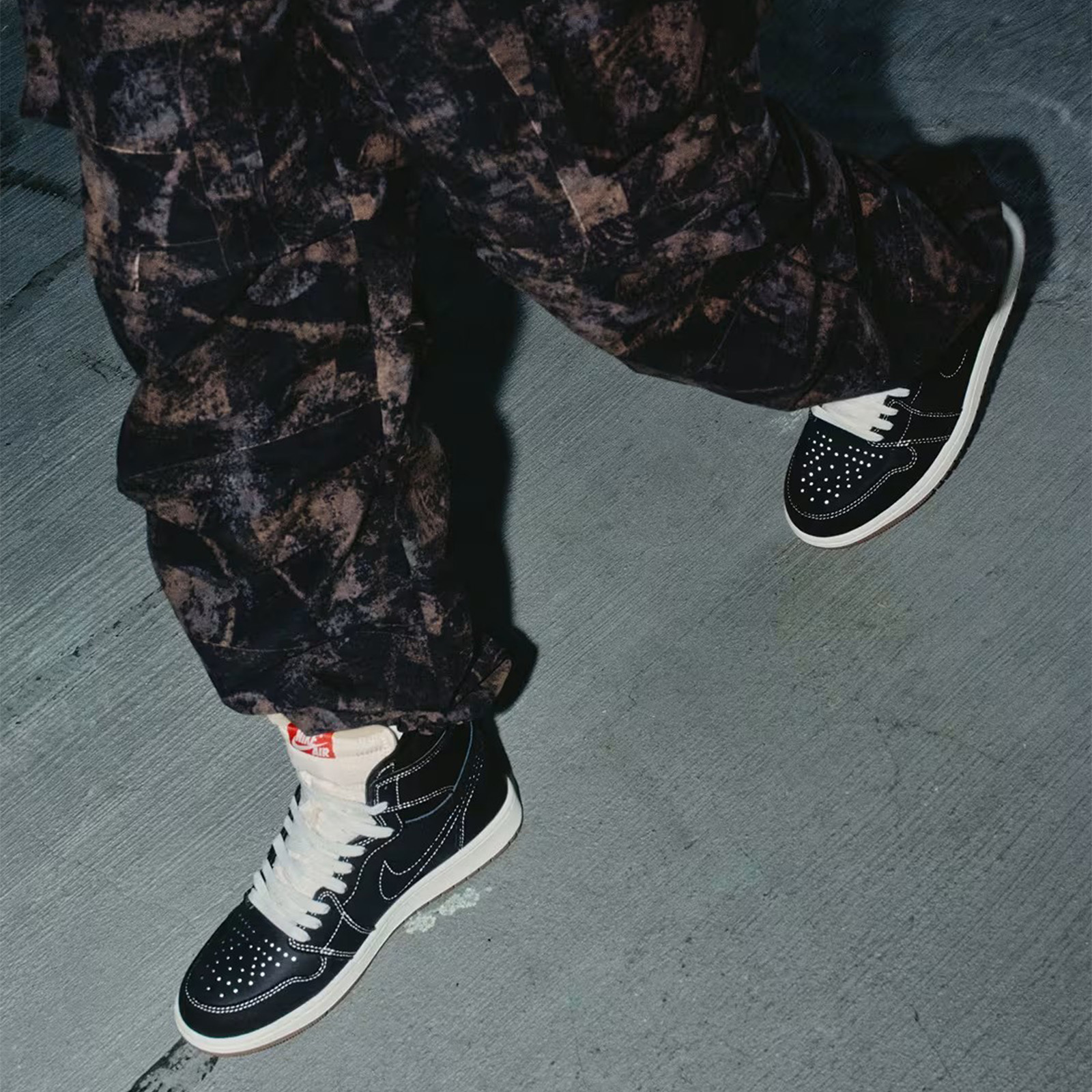 Air Jordan 1 Retro High OG Flight Club 黑 單寧 皮革 拼接 牛仔布 帆布 米白 縫線 復古 AJ1 籃球鞋 II9811-001