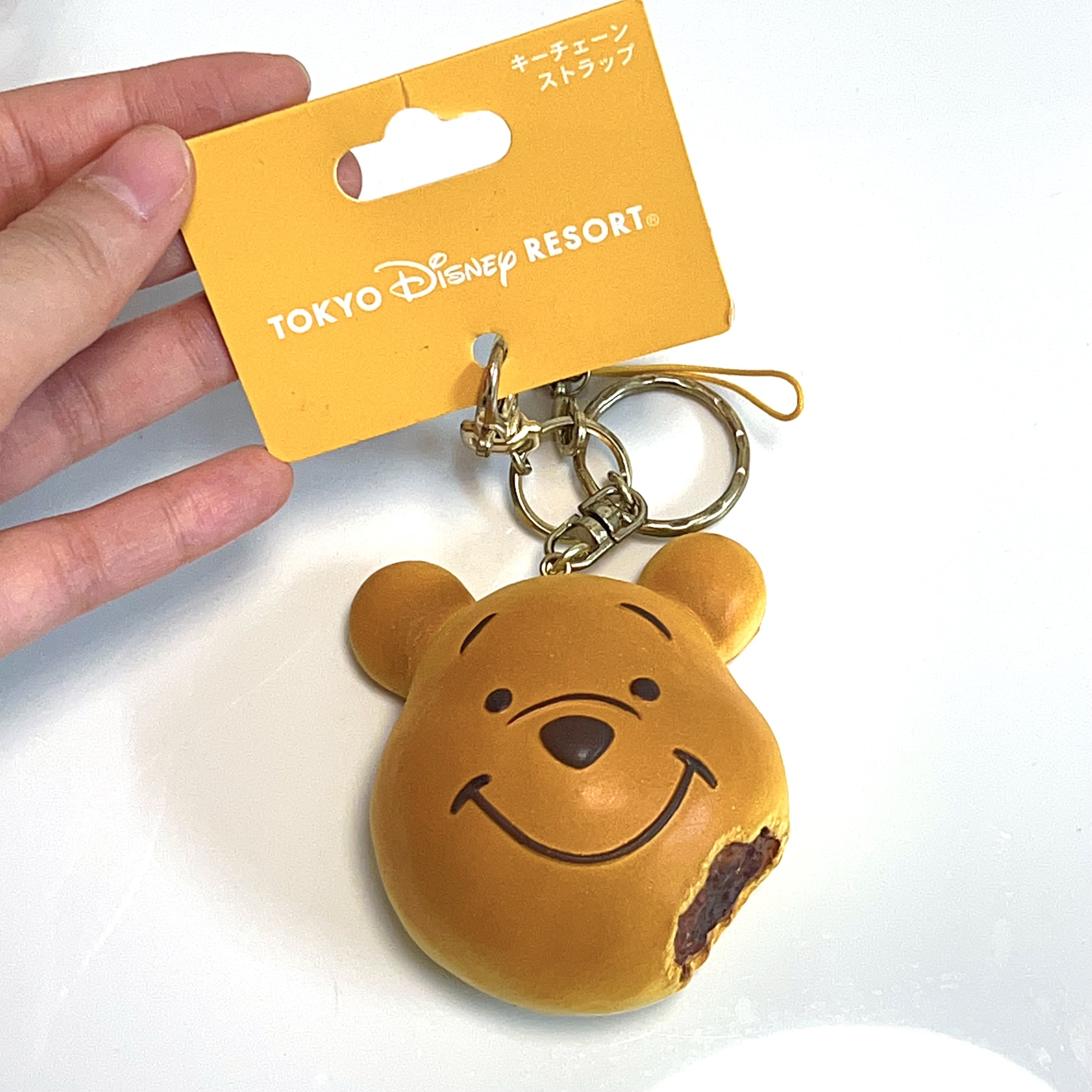 Tokyo Disneyland limited Winnie the Pooh red bean bun squishy