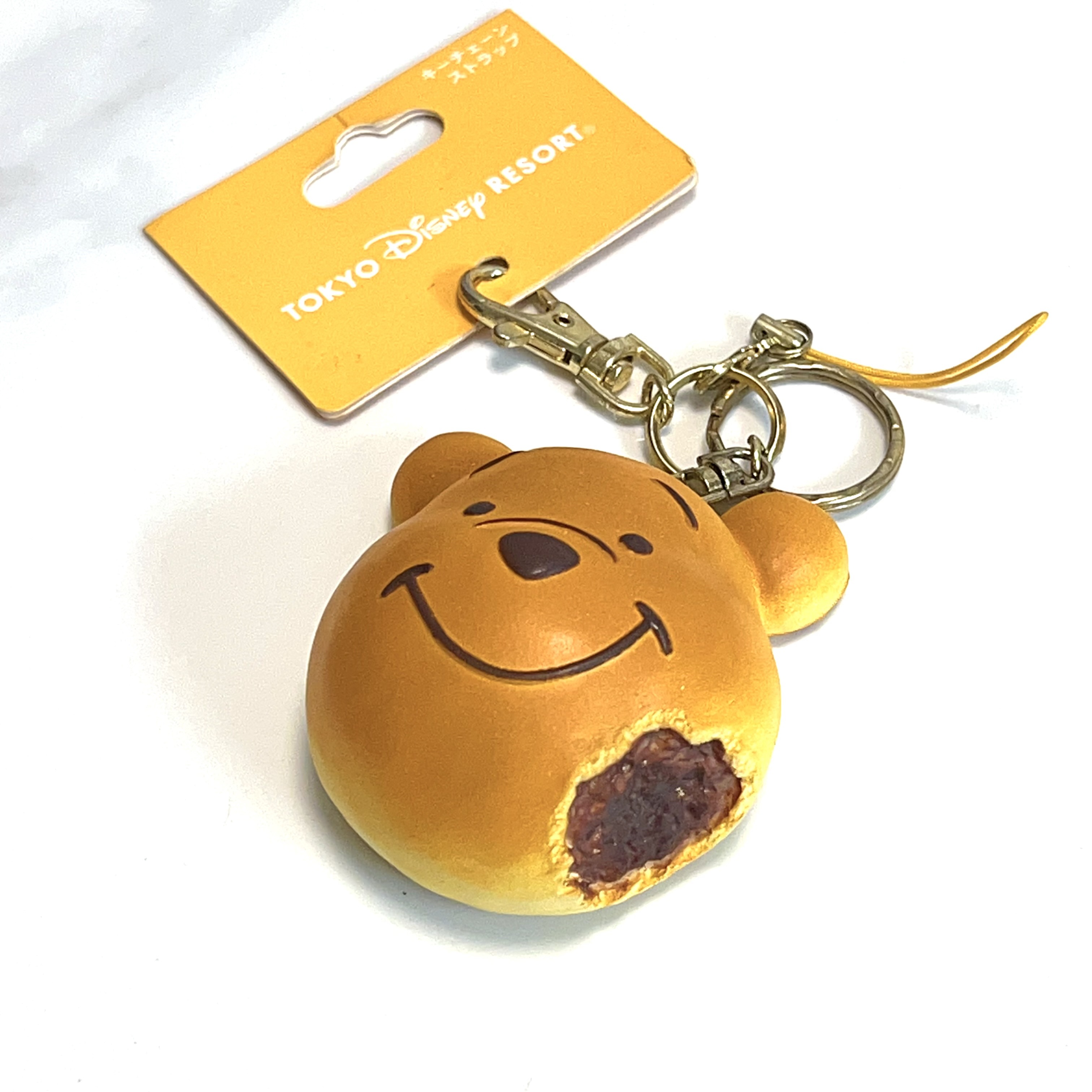 Tokyo Disneyland limited Winnie the Pooh red bean bun squishy