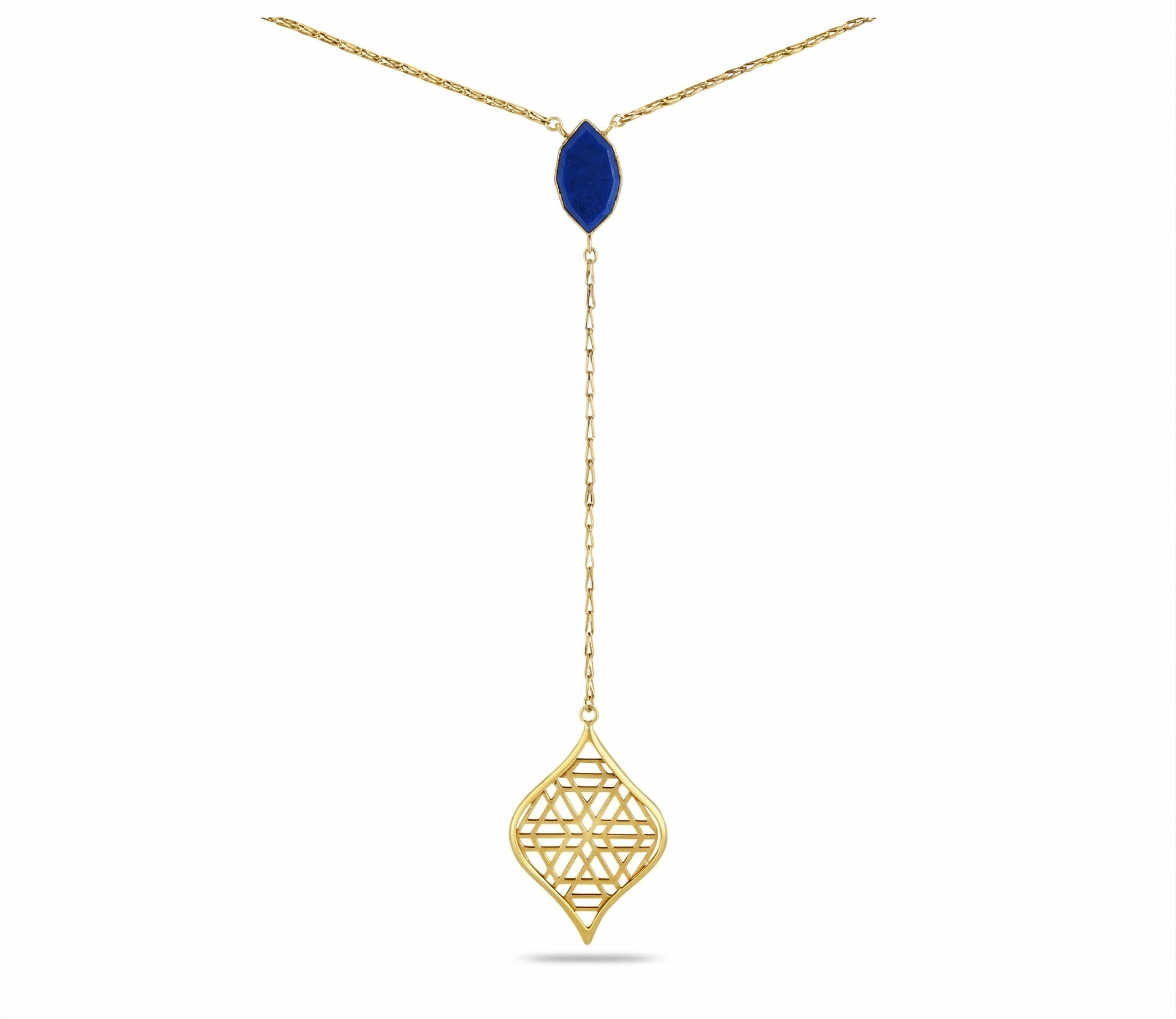 Jewelry｜jali lattice pendant｜Afghanistan