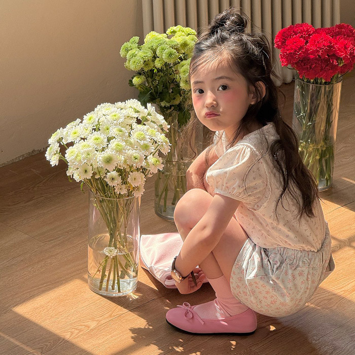 正韓夏NINIBELLO 兩色碎花/草莓短褲