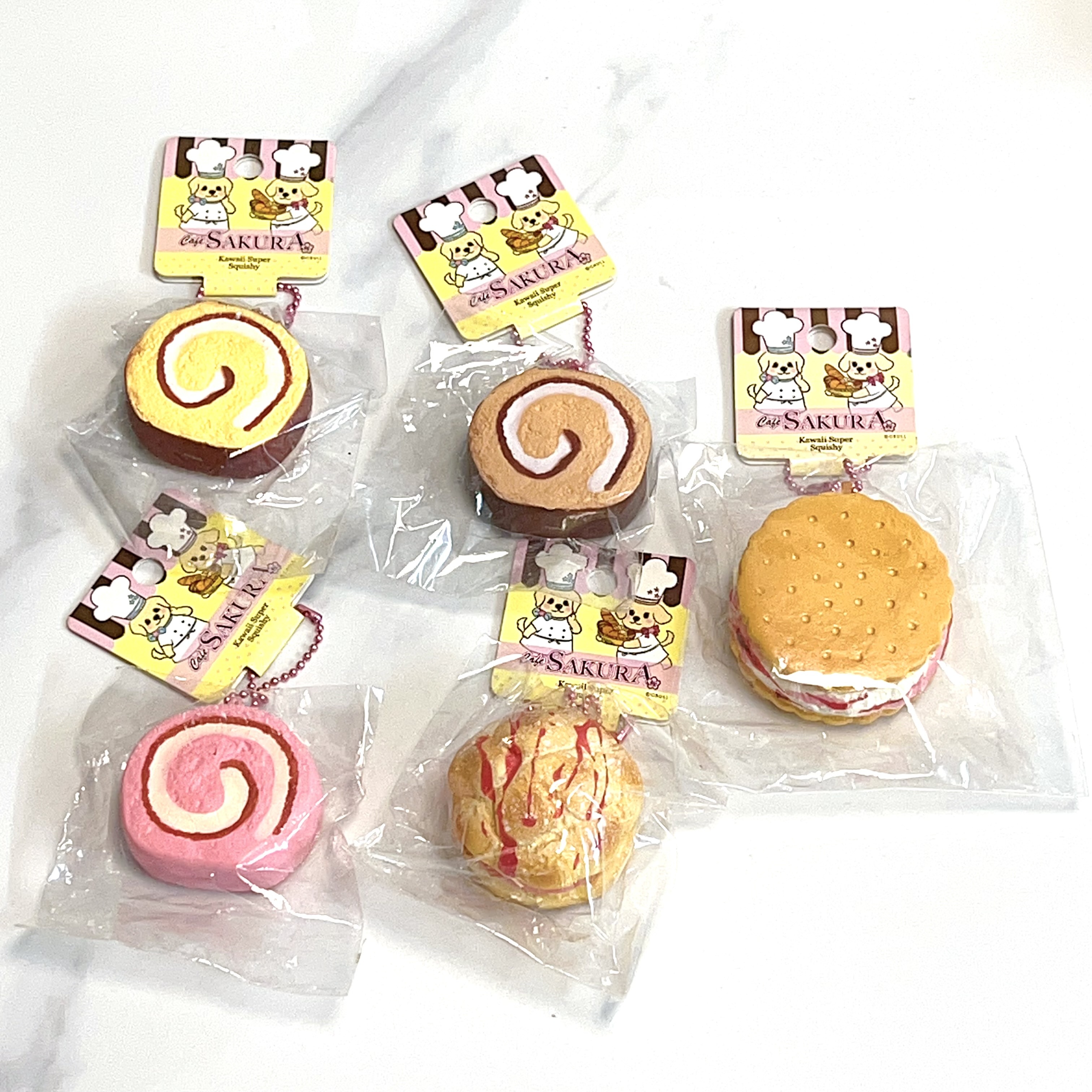 Vintage Cafe Sakura squishy bundle