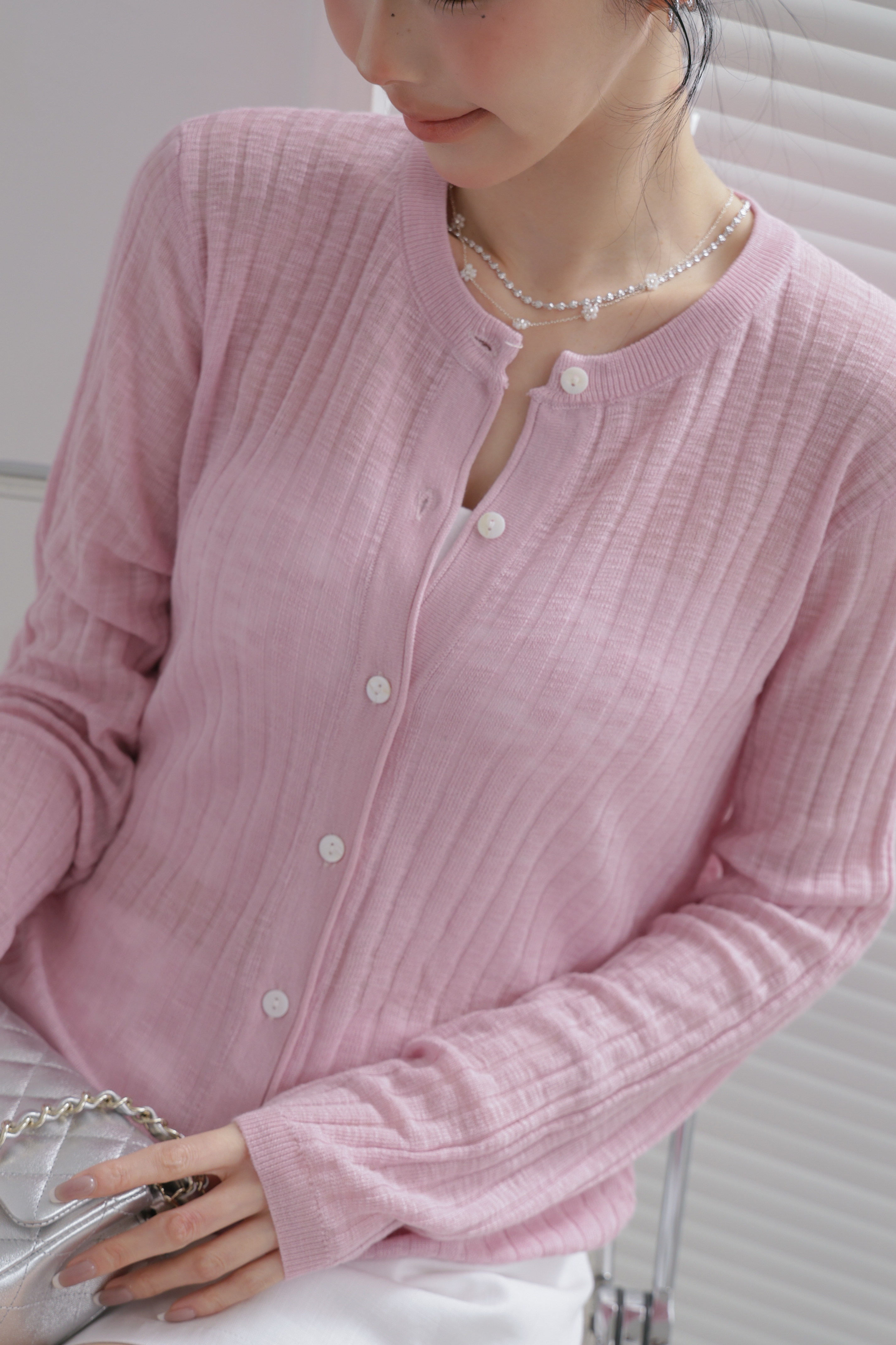 總監部長包色慵懶坑條針織外套 P19