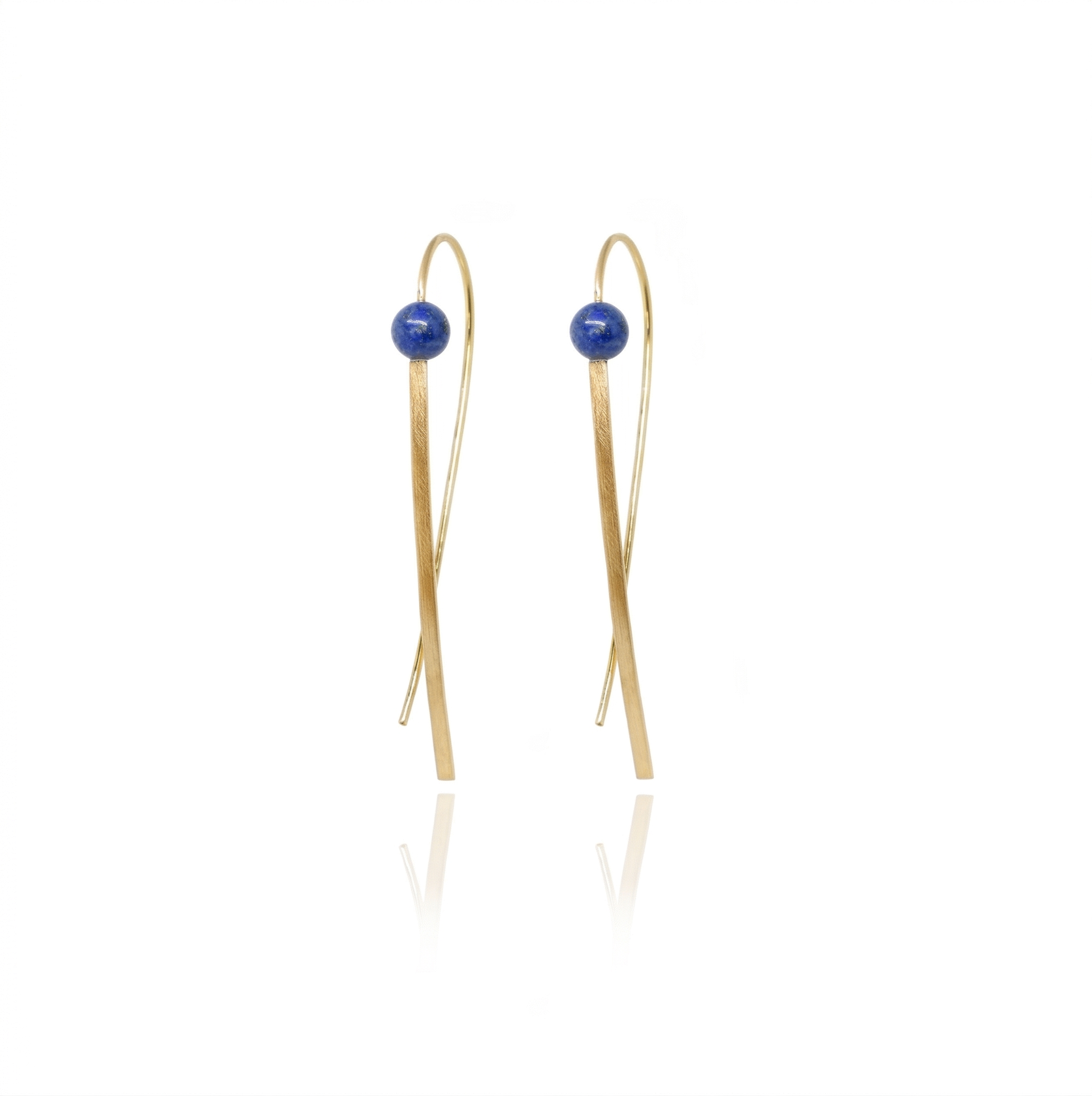 伊斯蘭金工｜kunduz 青金石耳環｜阿富汗