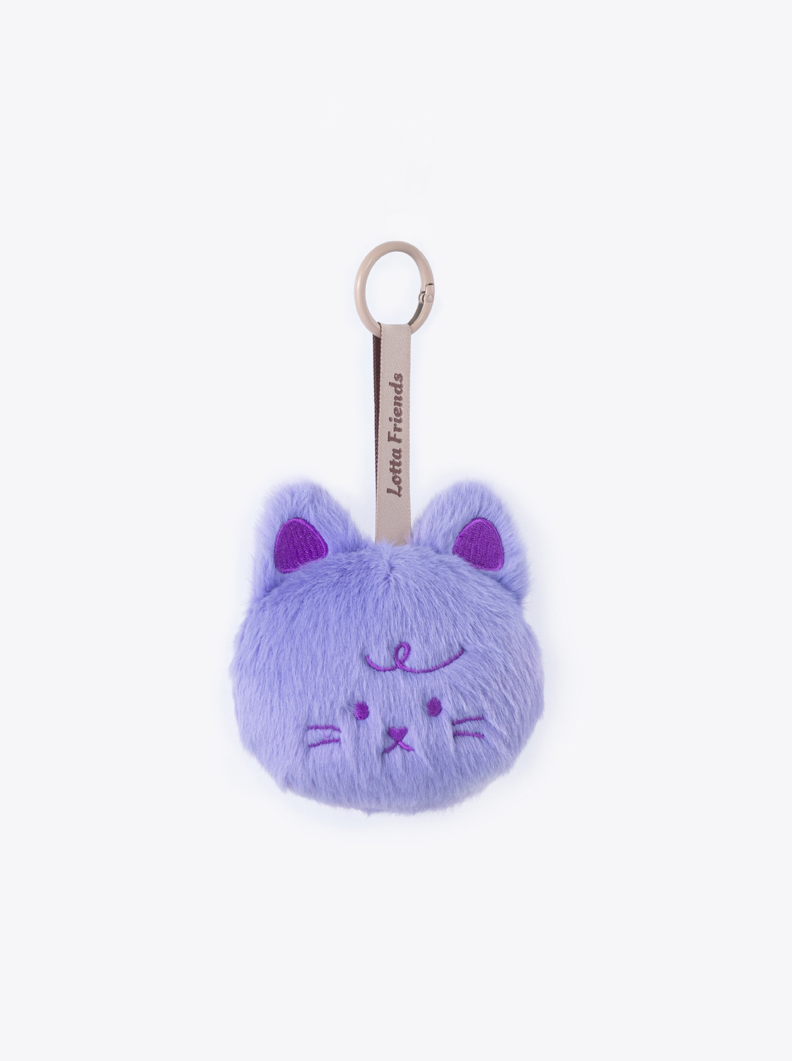 軟軟兔毛絨大頭吊飾-Debby