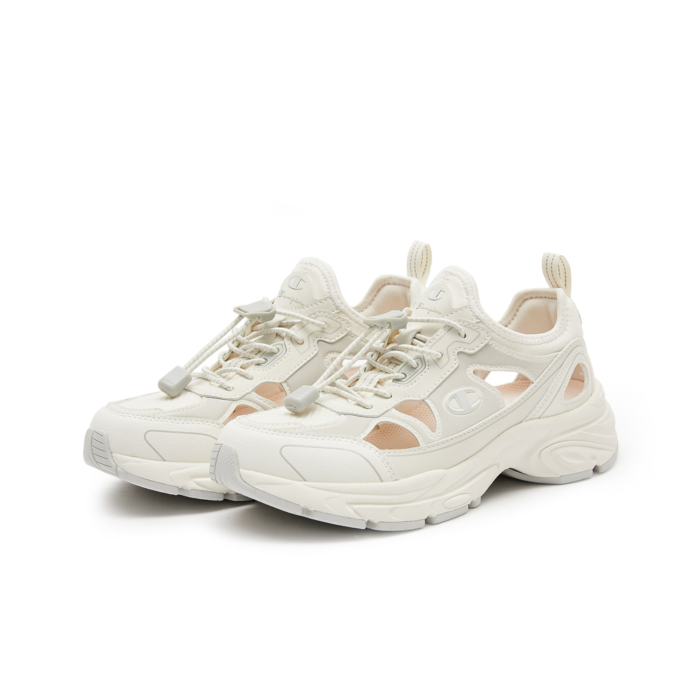 女款-Sandal Racer 1鏤空設計戶外休閒鞋-白色 (U5AFCSW17P2）