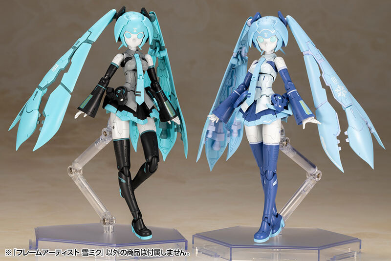預訂8月  Kotobukiya 雪初音 Frame Arms FRAME ARTIST SNOW MIKU 1/100 Plastic Model Pre-order