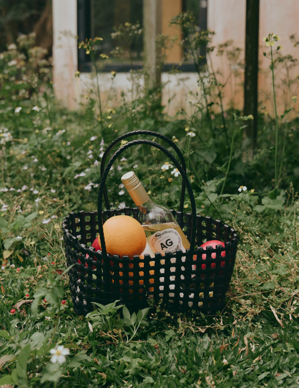 編織鏤空方型提籃包（3色）