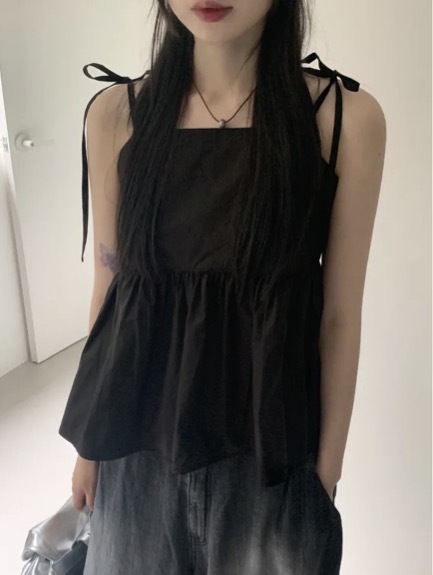 年度爆款🔥背殺綁繩澎澎背心🖤