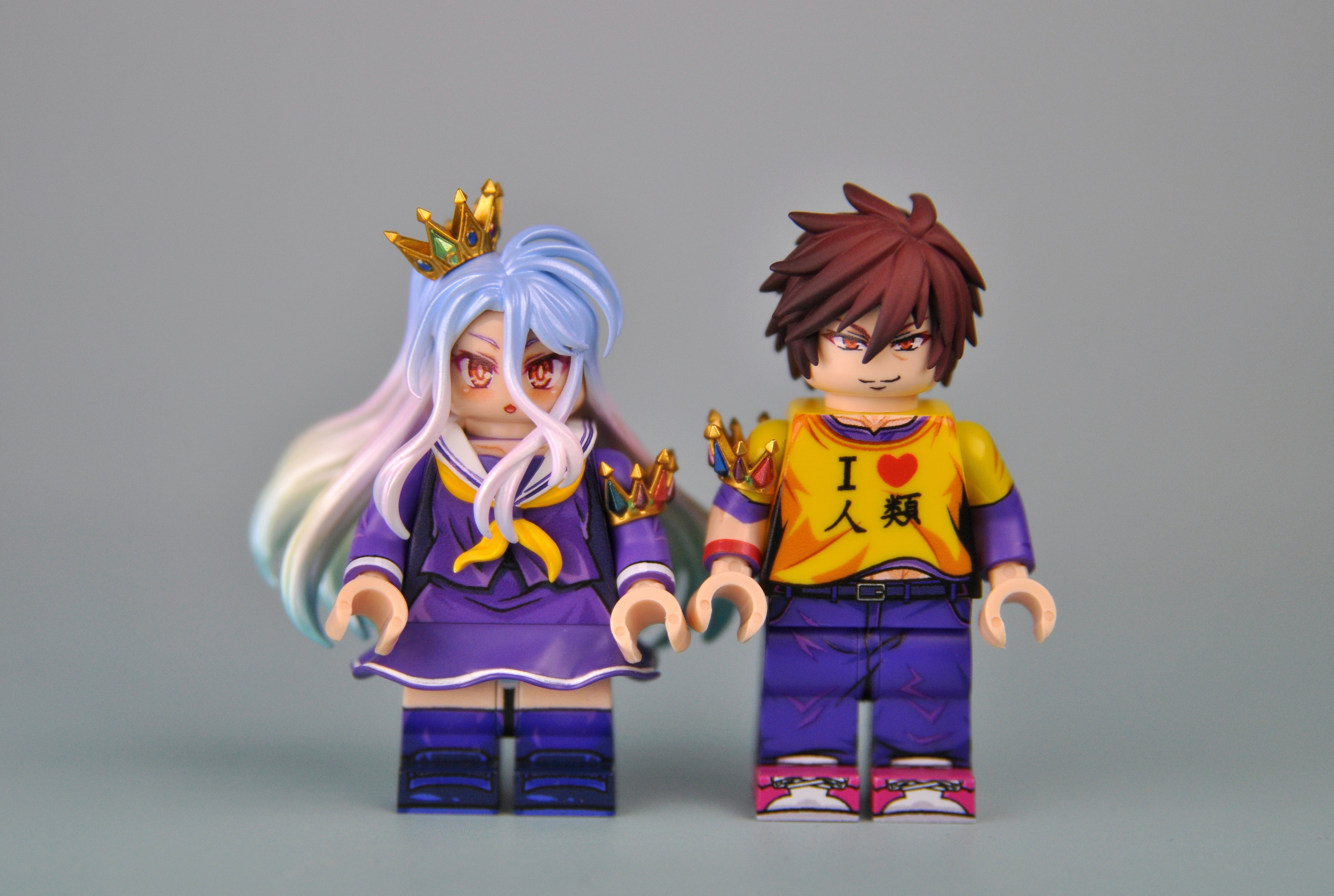 【預訂】【Line Brick】遊戲人生空白兄妹套（無法運送到中國國內地址）