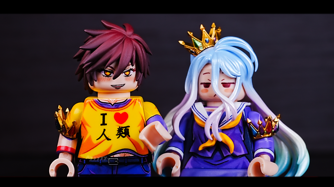 【預訂】【Line Brick】遊戲人生空白兄妹套（無法運送到中國國內地址）