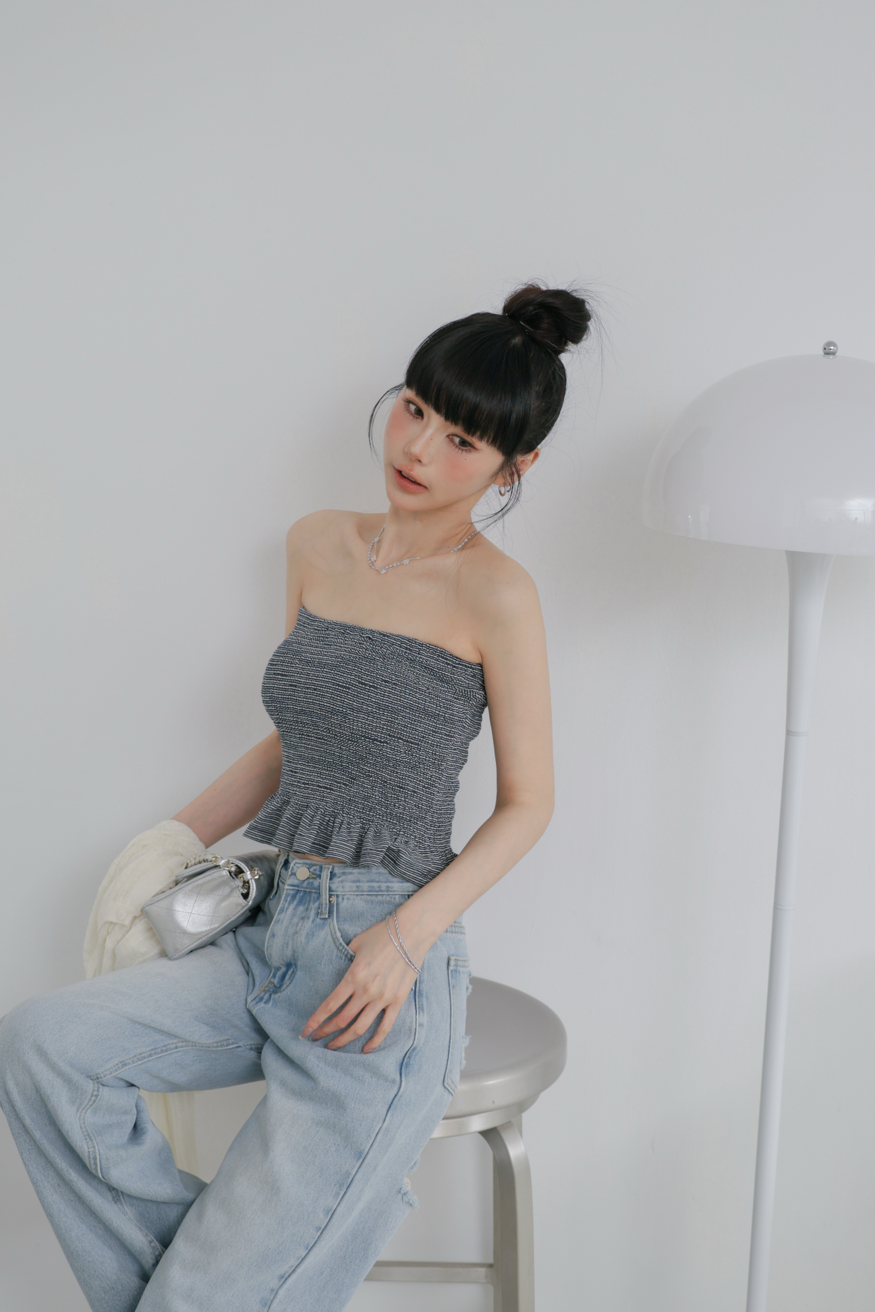 下擺荷葉平口背心 P24