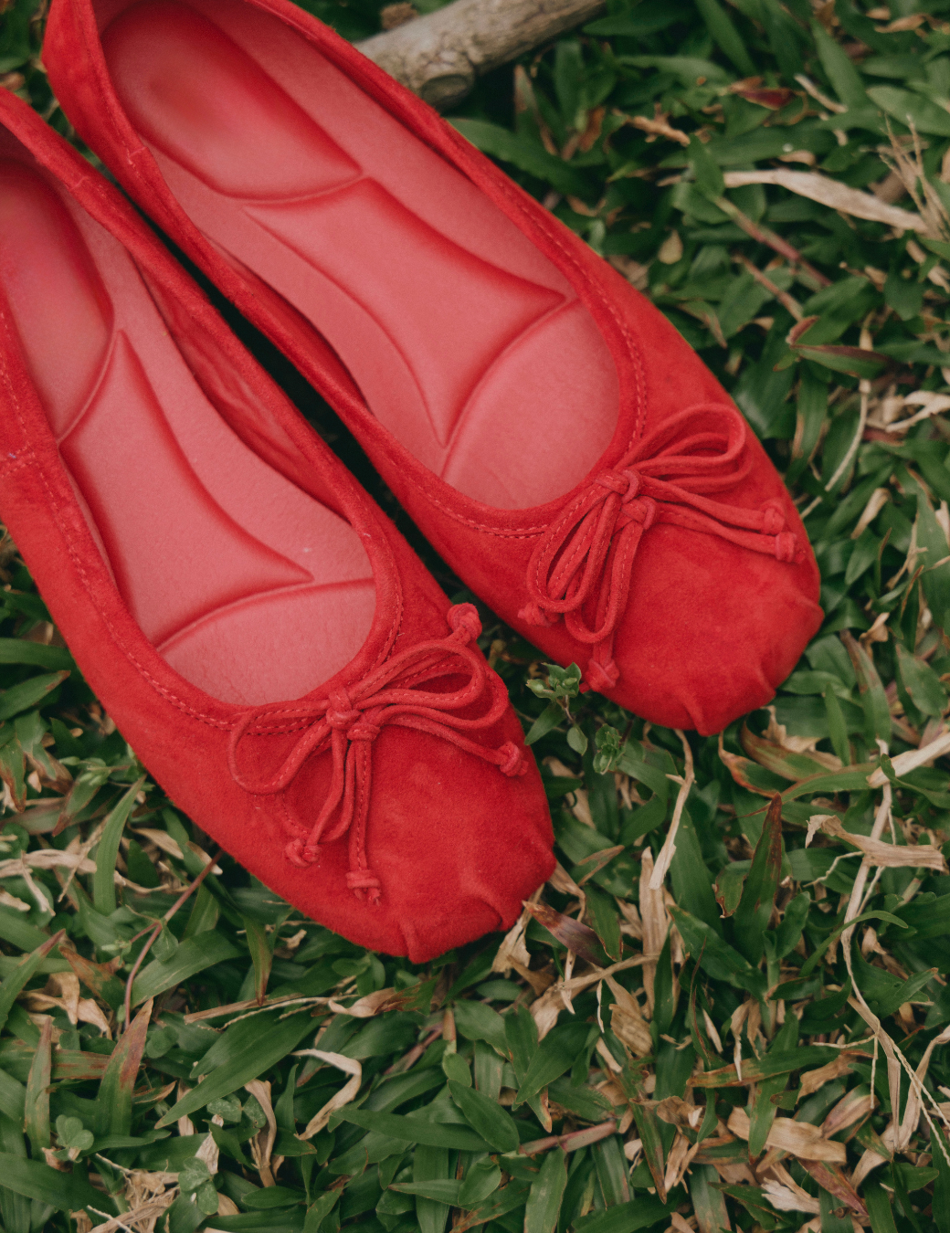 抓皺圓頭麂皮包鞋（3尺寸）