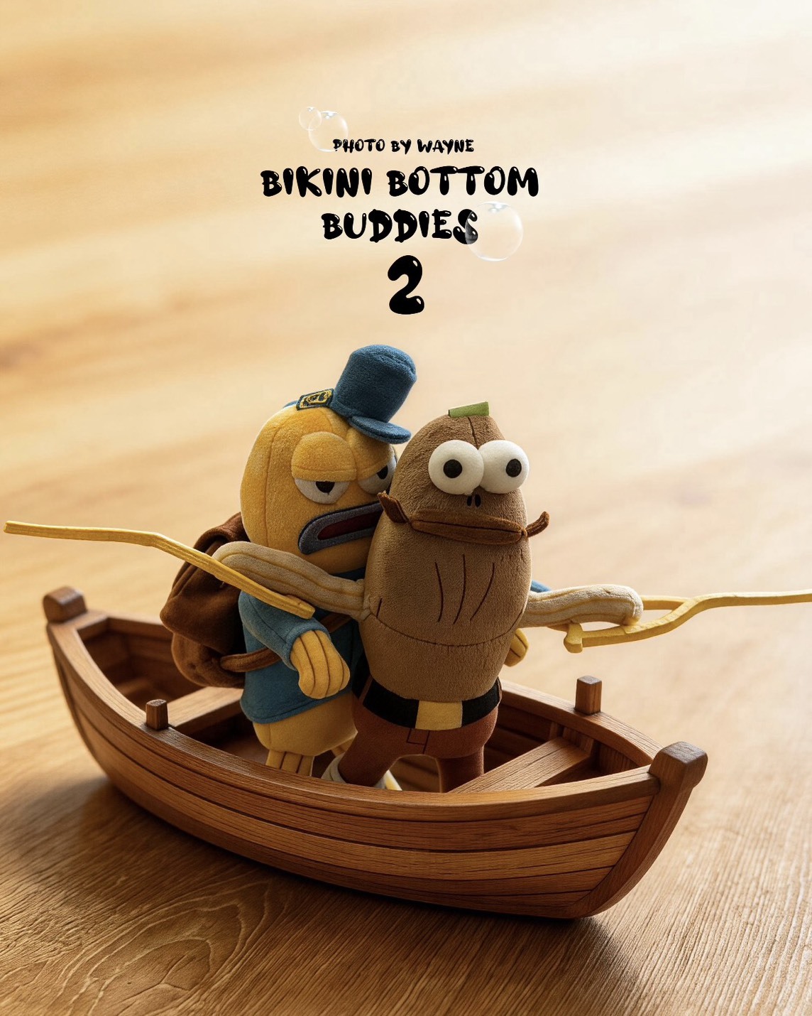 <大家的精神狀態>POPMART 海綿寶寶 比奇堡的居民們2.0 掛飾 毛絨 盲盒 一中盒