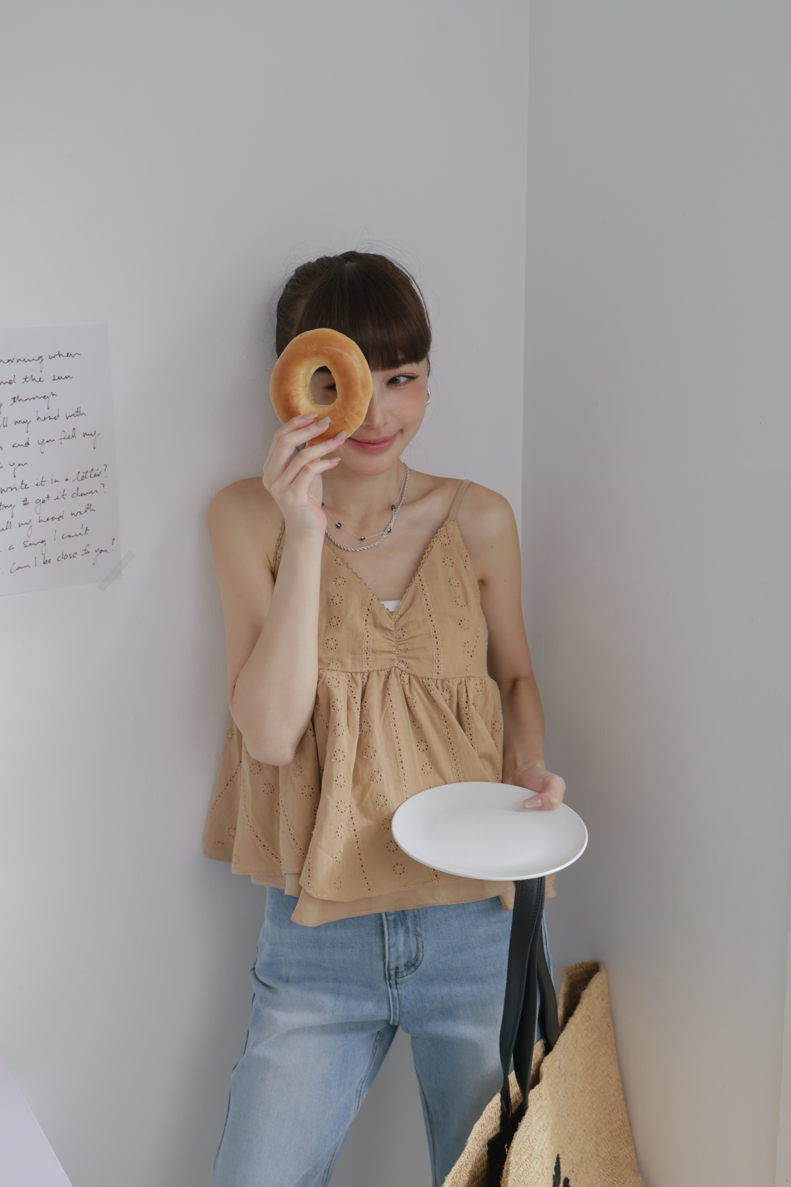 大推雕花傘狀背心 P25