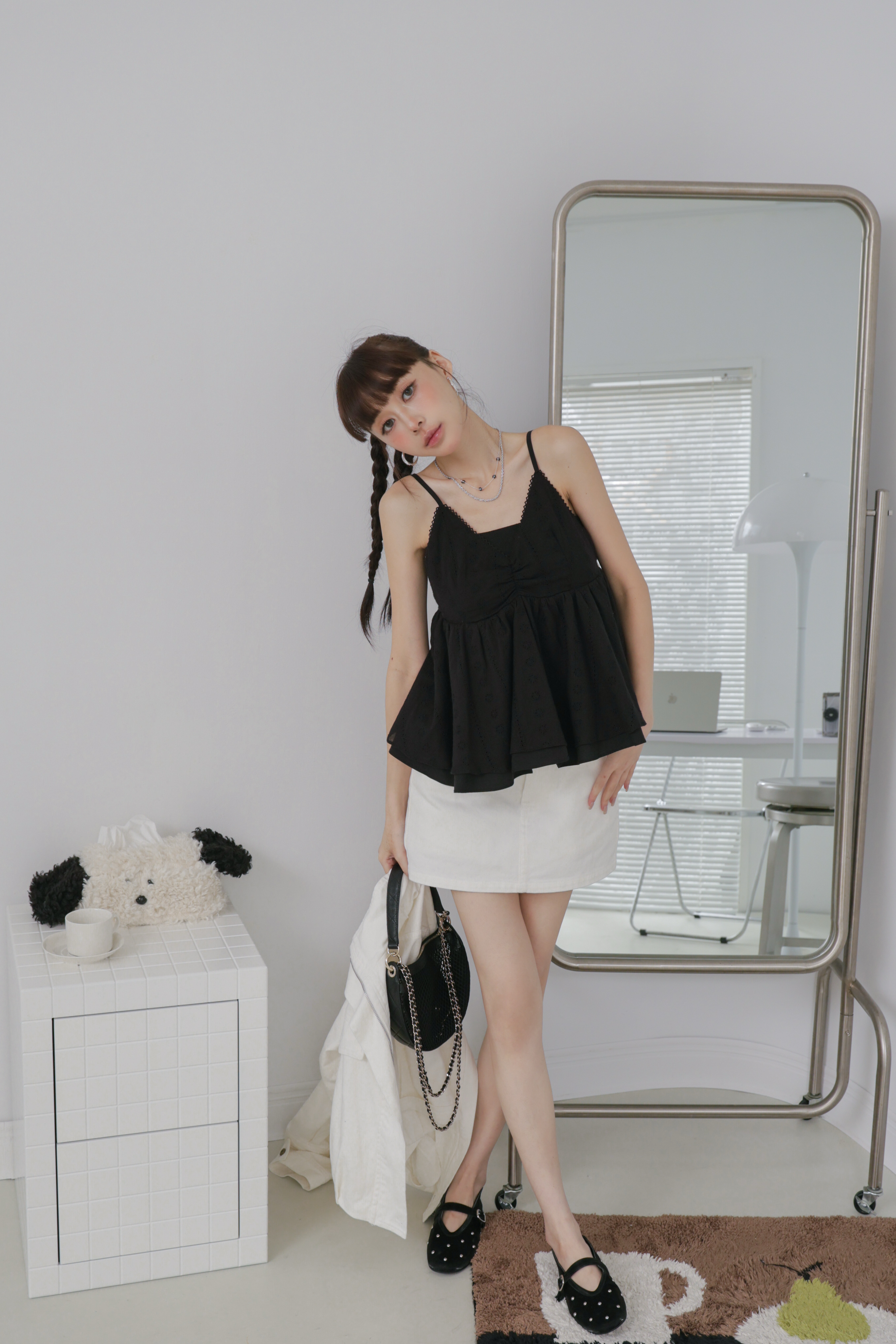 大推雕花傘狀背心 P25