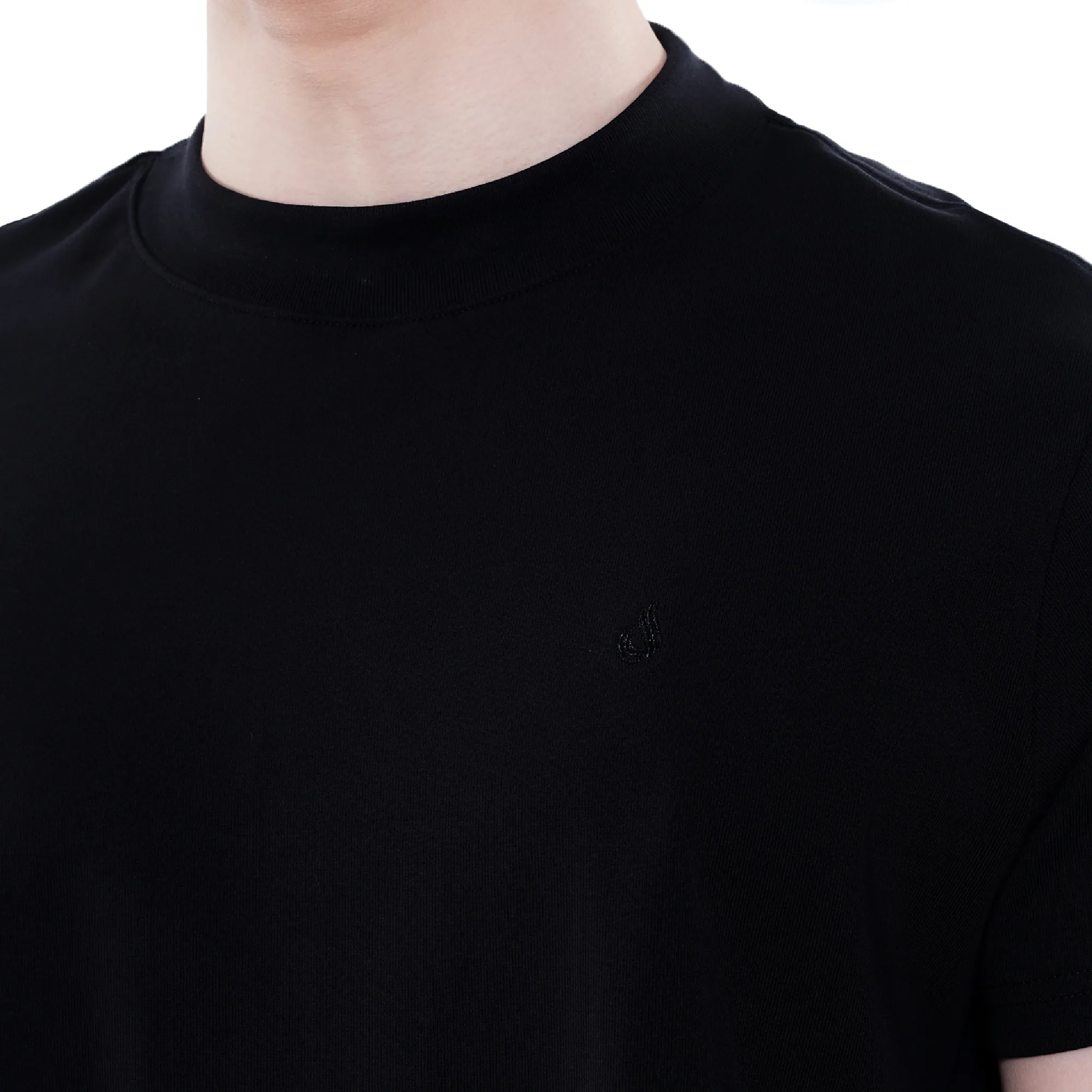 JOBDATASHEET Black Slim Fit Short Sleeve [D37]