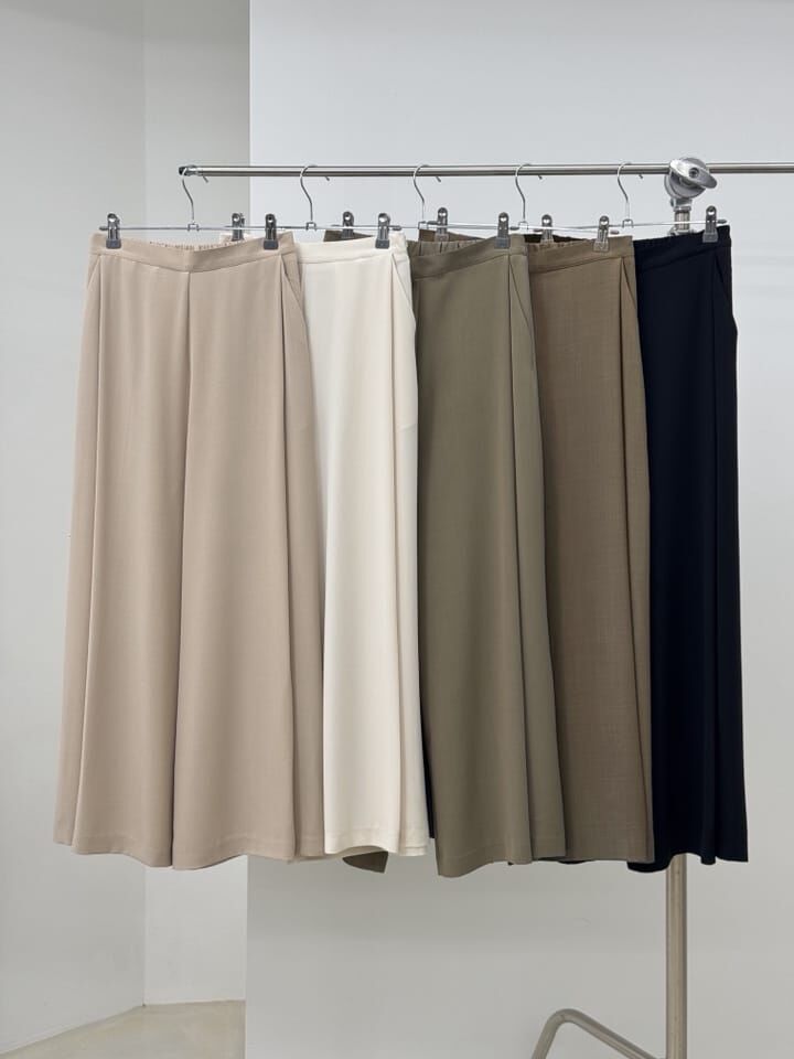 SA6018 後橡筋單褶西褲