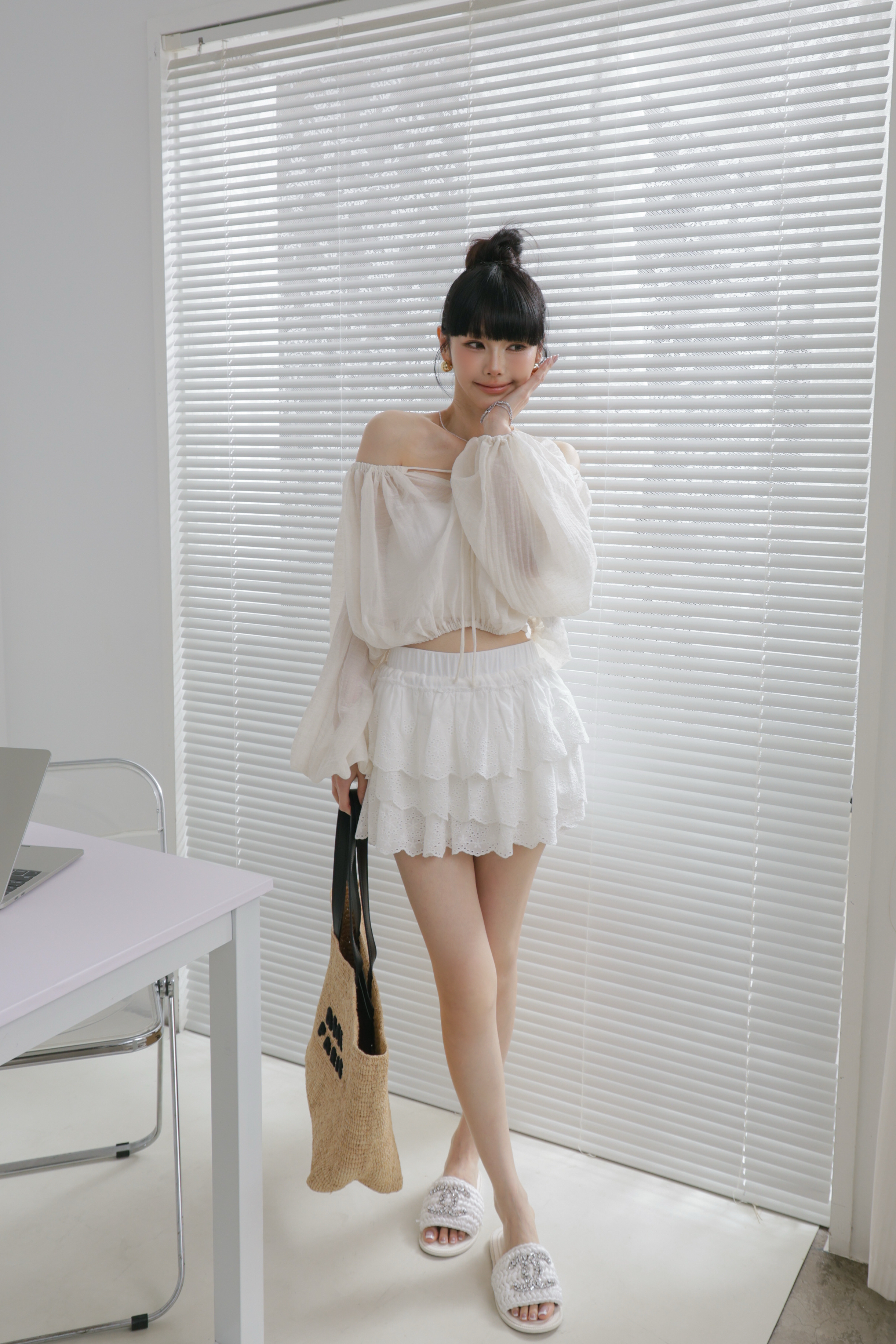 雕花蛋糕褲裙 P27