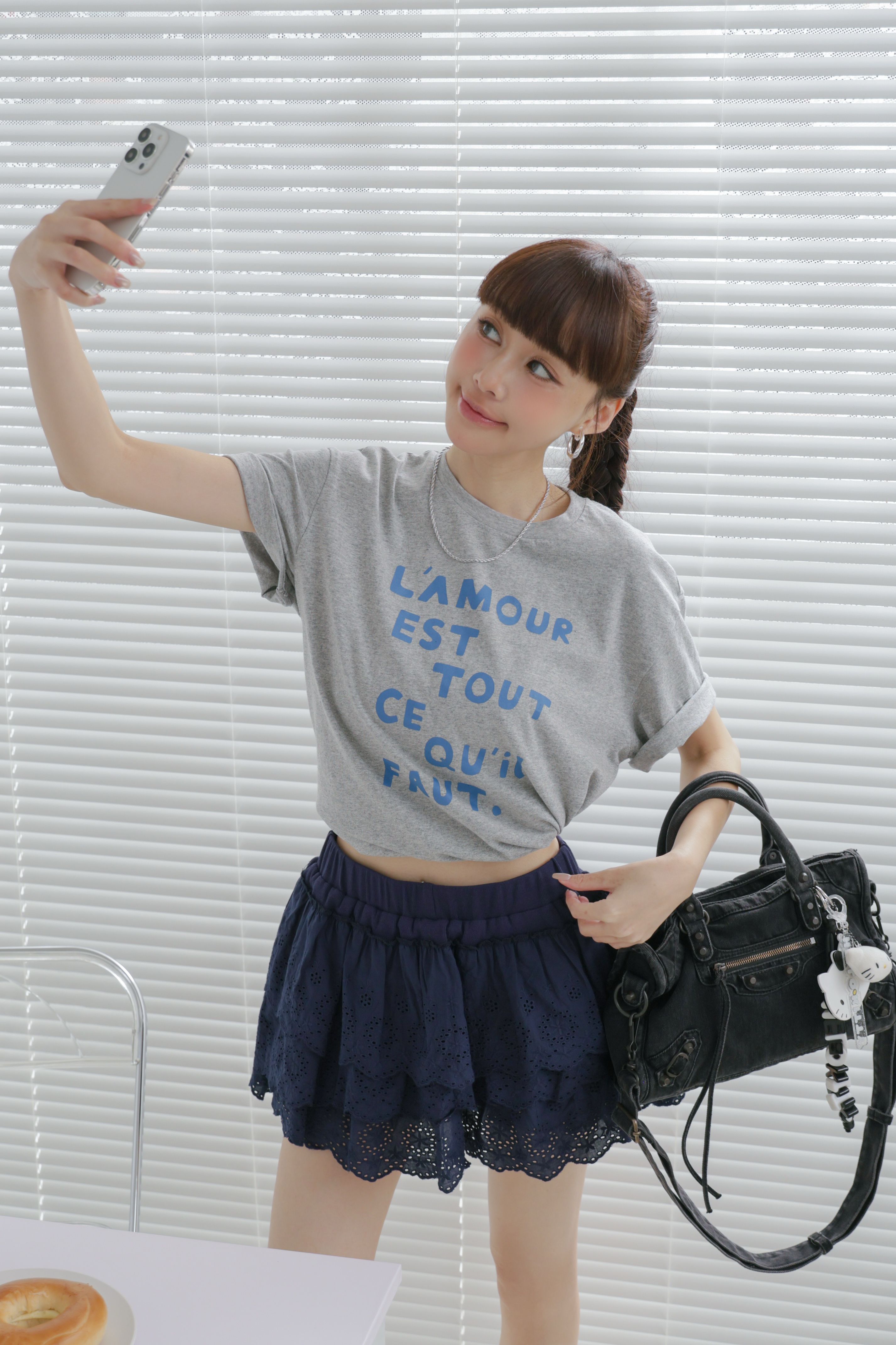 L'amour愛心字母短T P28