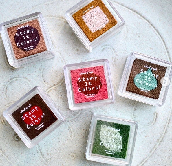 A Kind of cafe什物．特殊雙色訂製印台 共九色