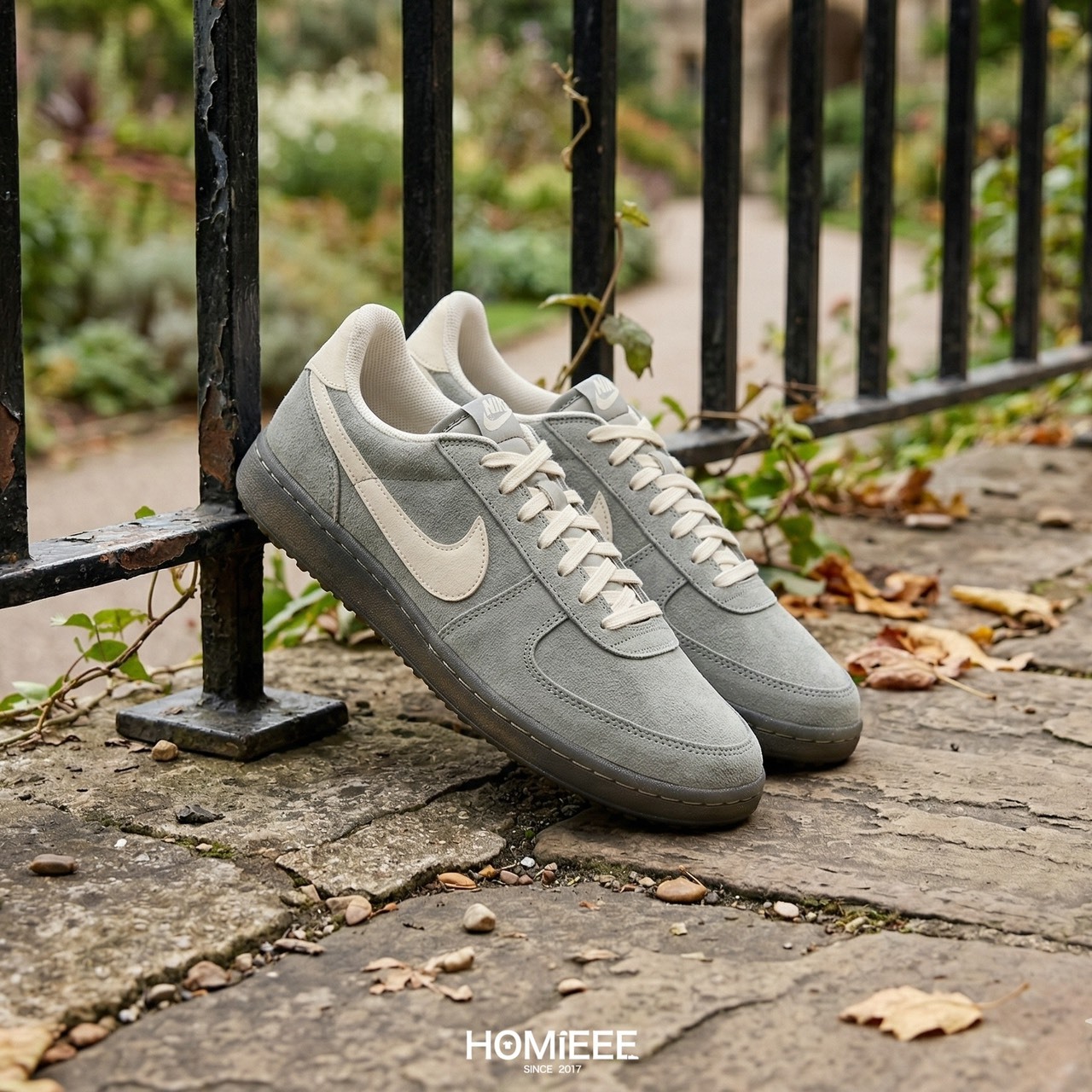 Nike Field General 復古 休閒鞋 麂皮 焦糖底 灰白 男鞋 [IF0666-300]